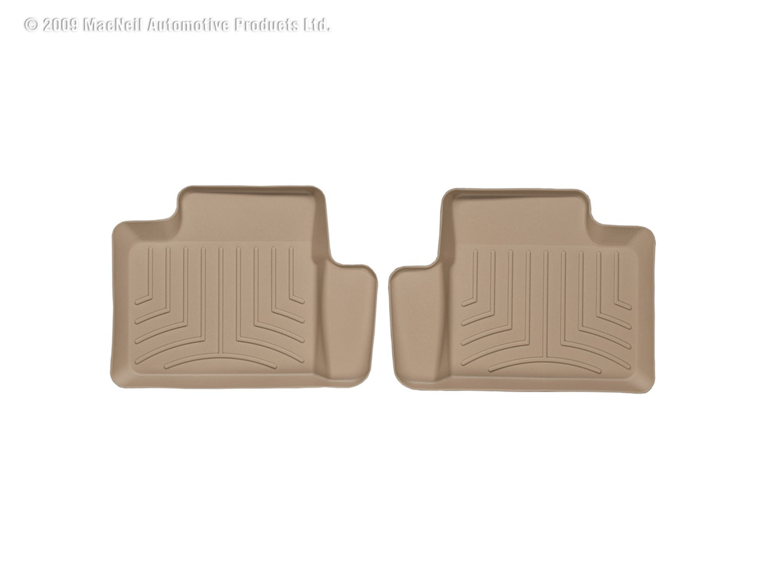Weathertech 450162 FloorLiner™ DigitalFit®; Tan; Rear; Weathertech 450162