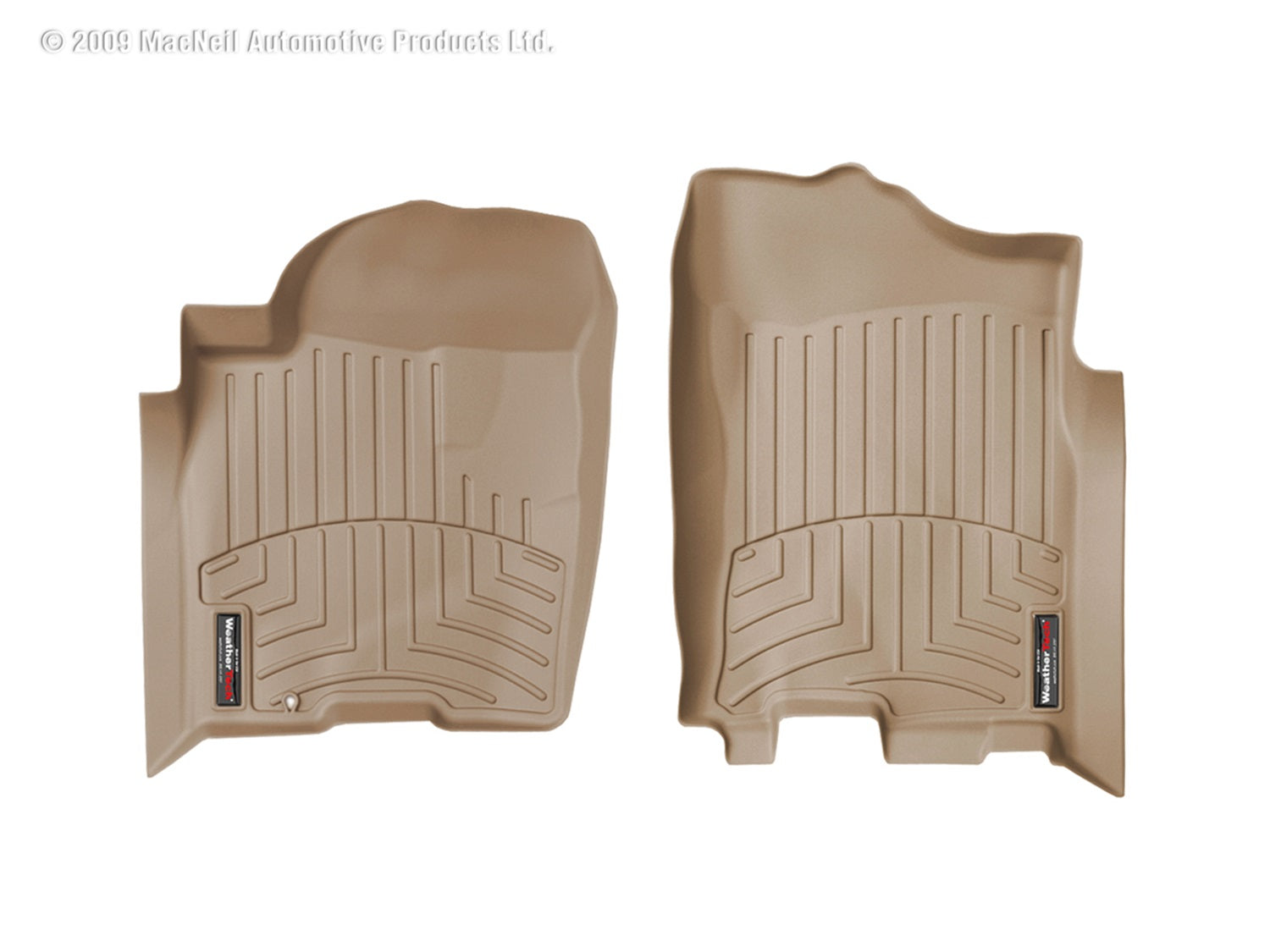 Weathertech 450191 FloorLiner™ DigitalFit®; Tan; Front; Weathertech 450191