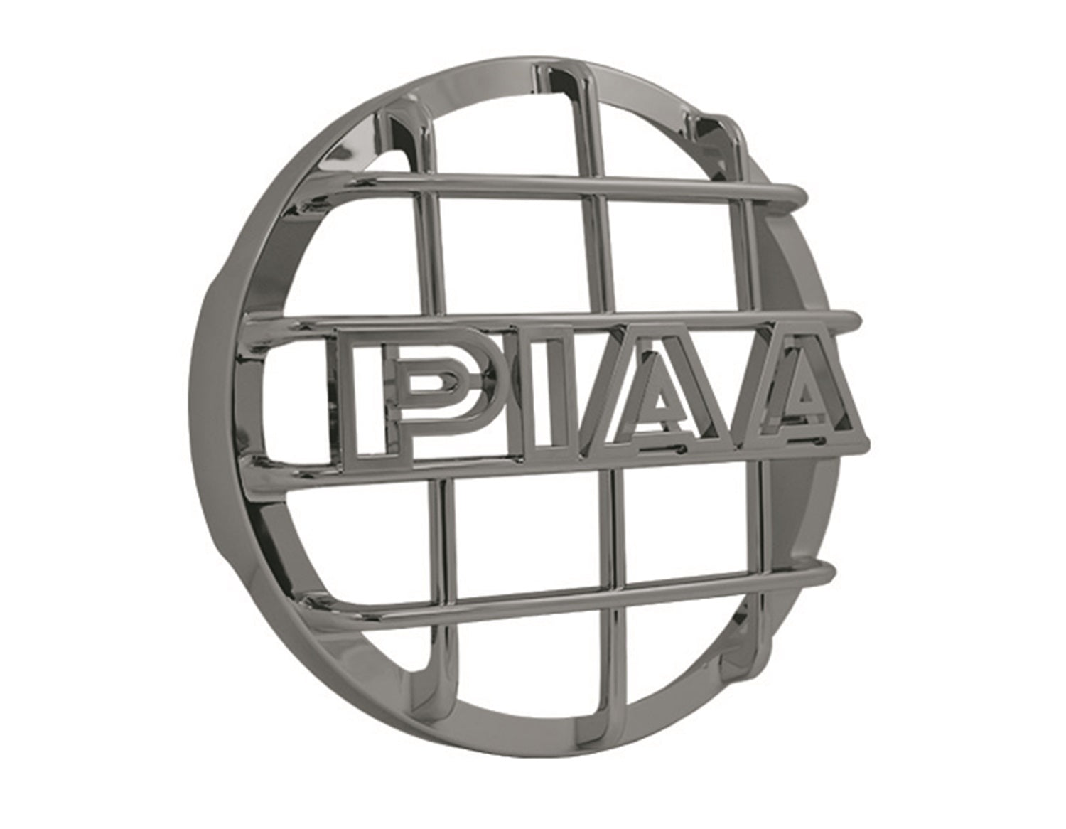 520 Series Mesh Lamp Grill Guard; Chrome; 6 in.; w/PIAA Logo; PIAA 45020