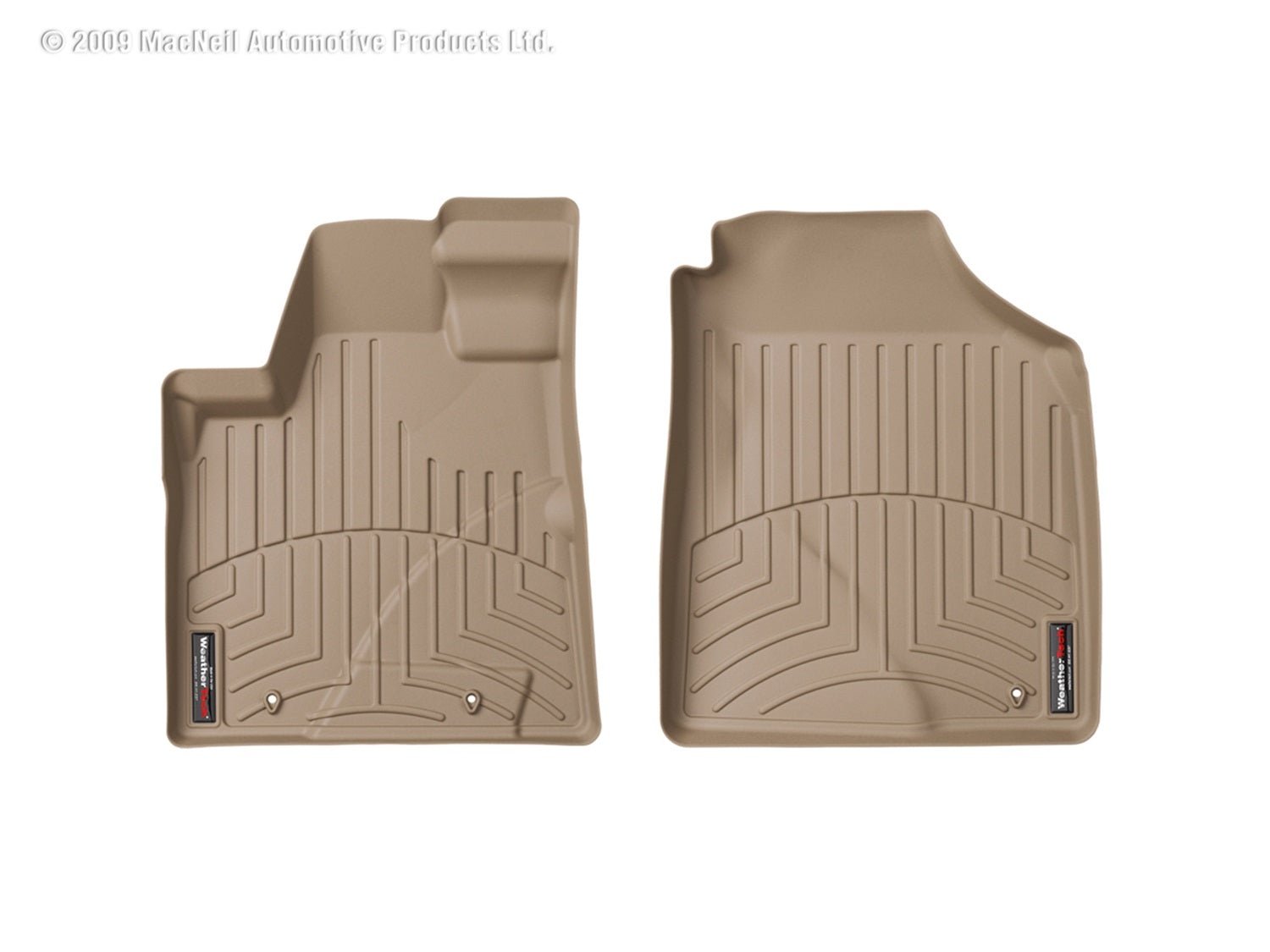 Weathertech 450221 FloorLiner™ DigitalFit®; Tan; Front; Weathertech 450221