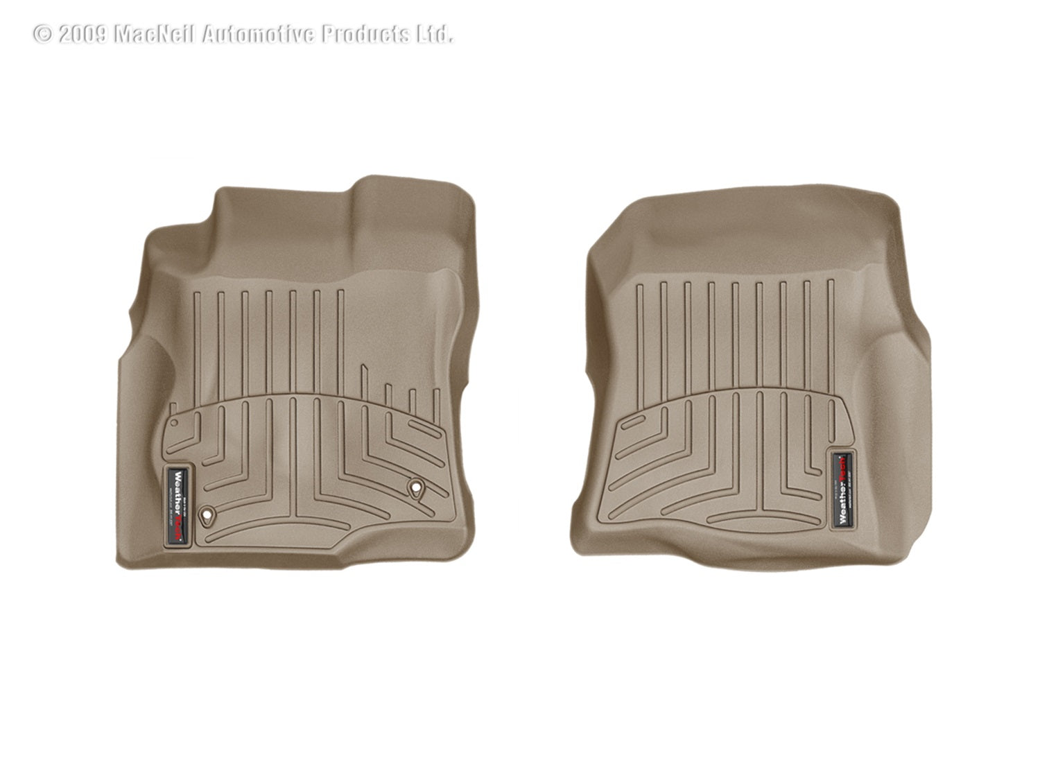 Weathertech 450231 FloorLiner™ DigitalFit®; Tan; Front; Weathertech 450231