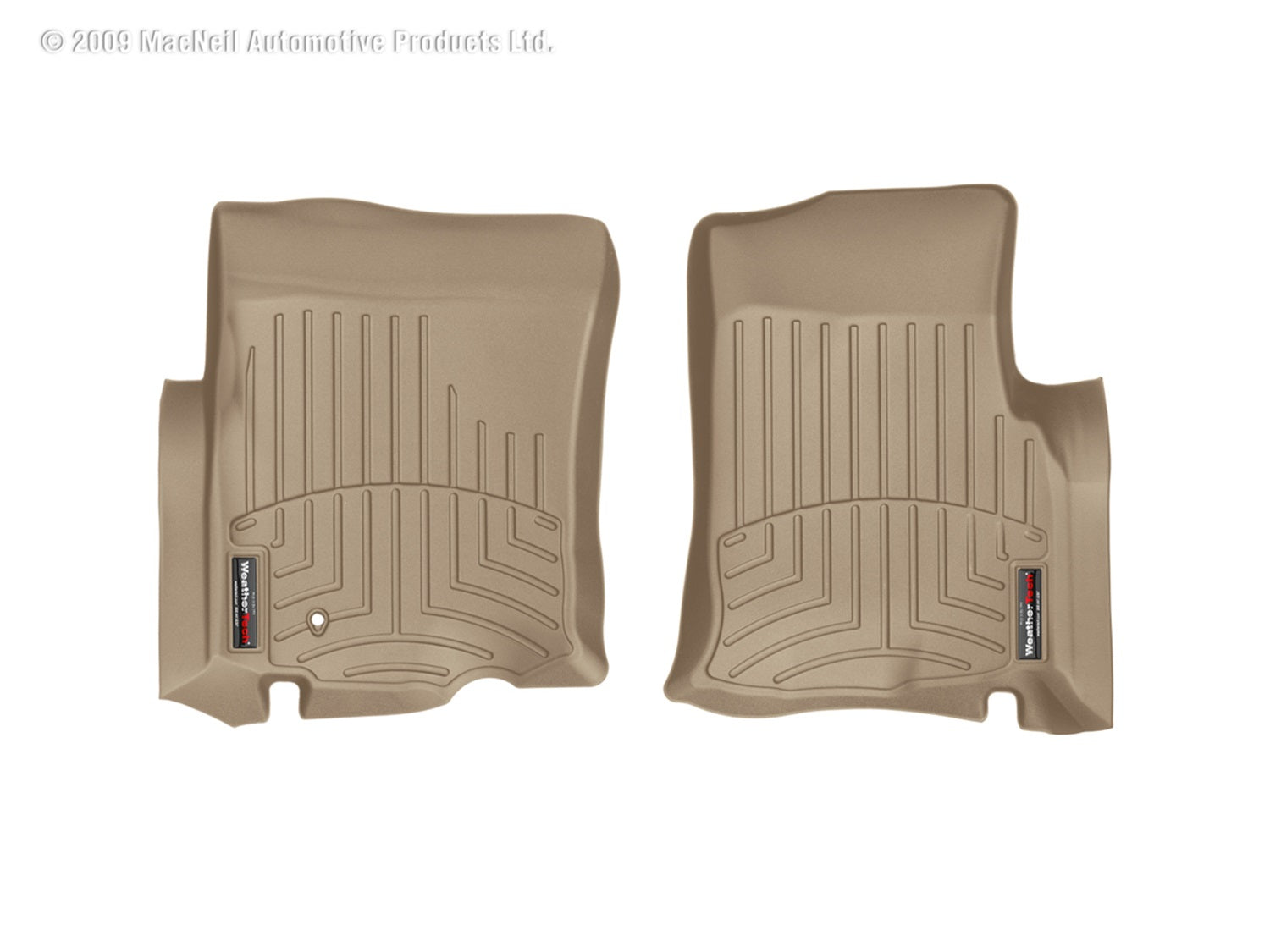 Weathertech 450291 FloorLiner™ DigitalFit®; Tan; Front; Weathertech 450291