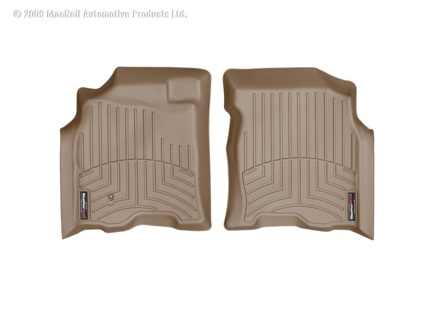 Weathertech 450301 FloorLiner™ DigitalFit®; Tan; Front; Weathertech 450301