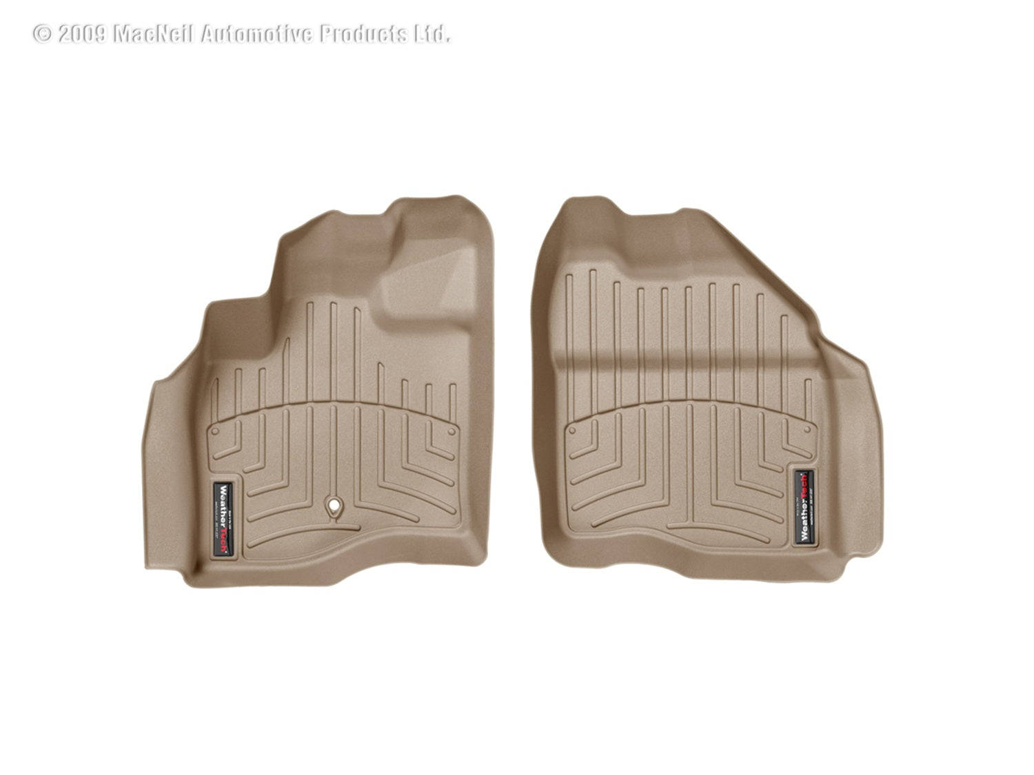 Weathertech 450311 FloorLiner™ DigitalFit®; Tan; Front; Weathertech 450311