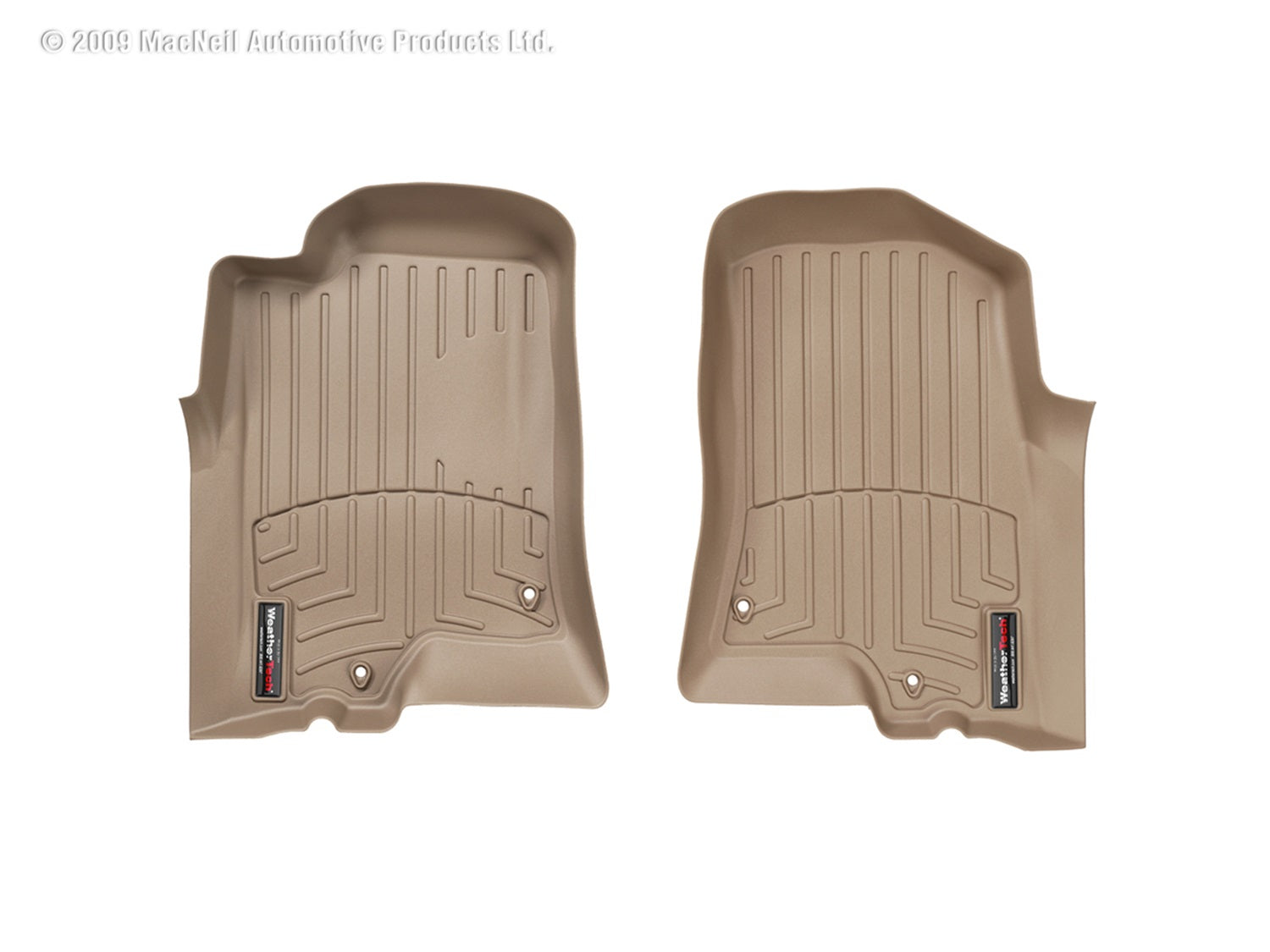 Weathertech 450341 FloorLiner™ DigitalFit®; Tan; Front; Weathertech 450341