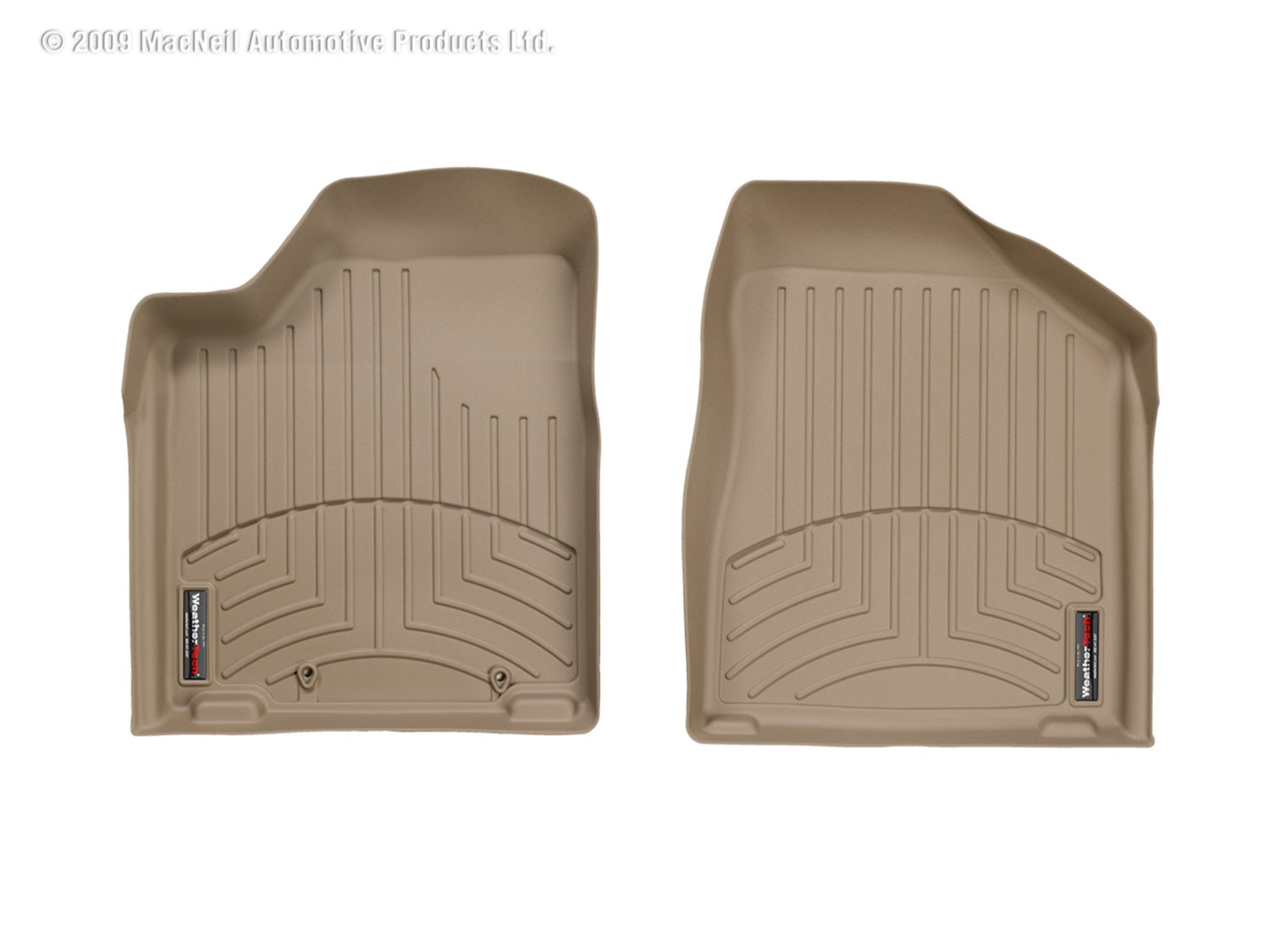 Weathertech 450361 FloorLiner™ DigitalFit®; Tan; Front; Weathertech 450361