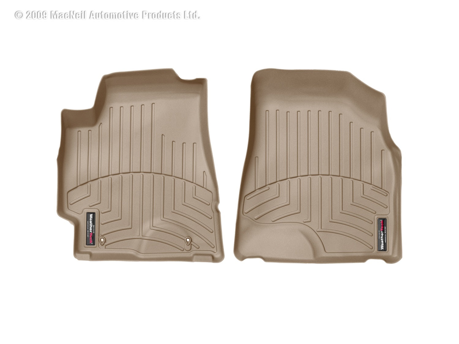 Weathertech 450391 FloorLiner™ DigitalFit®; Tan; Front; Weathertech 450391