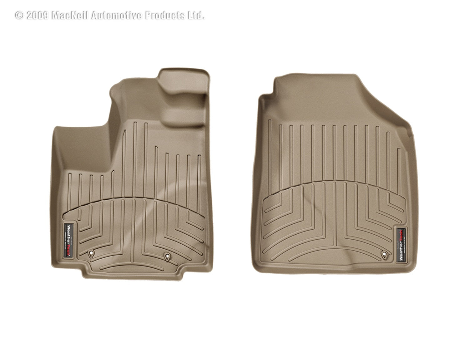 Weathertech 450411 FloorLiner™ DigitalFit®; Tan; Front; Weathertech 450411