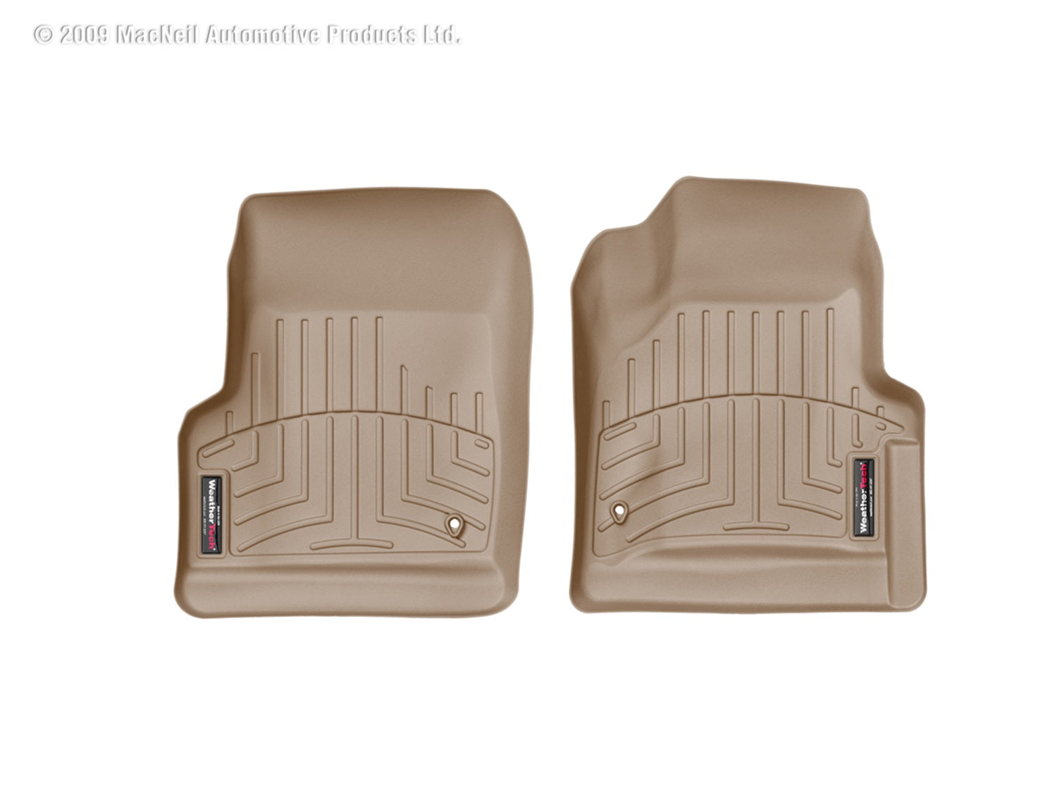 Weathertech 450421 FloorLiner™ DigitalFit®; Tan; Front; Weathertech 450421