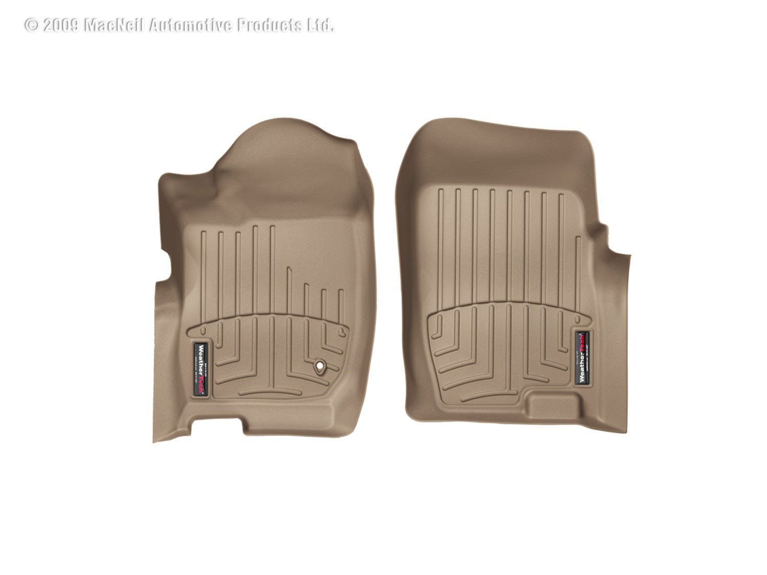 Weathertech 450431 FloorLiner™ DigitalFit®; Tan; Front; Weathertech 450431