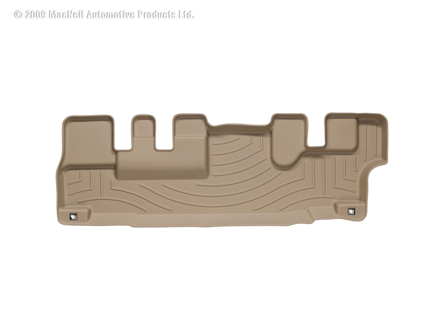 Weathertech 450433 FloorLiner™ DigitalFit®; Tan; Third Row; Weathertech 450433