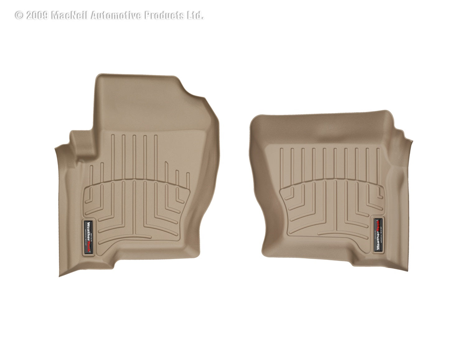 Weathertech 450461 FloorLiner™ DigitalFit®; Tan; Front; Weathertech 450461