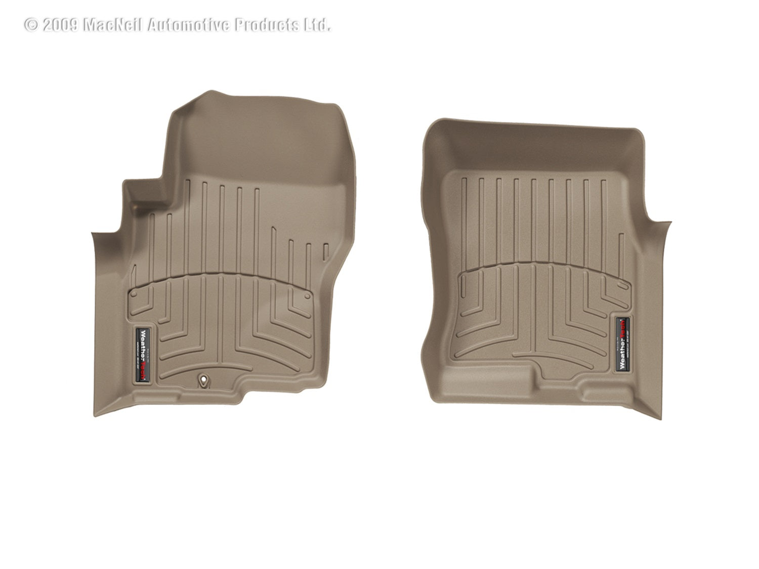 Weathertech 450471 FloorLiner™ DigitalFit®; Tan; Front; Weathertech 450471