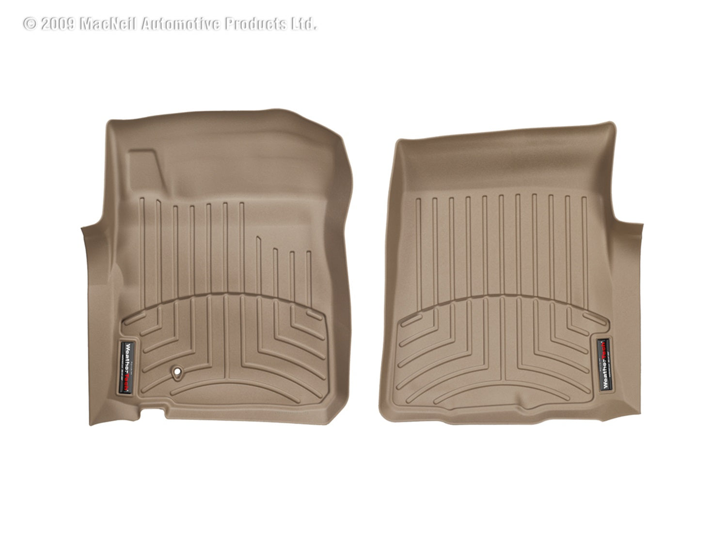 Weathertech 450481 FloorLiner™ DigitalFit®; Tan; Front; Weathertech 450481
