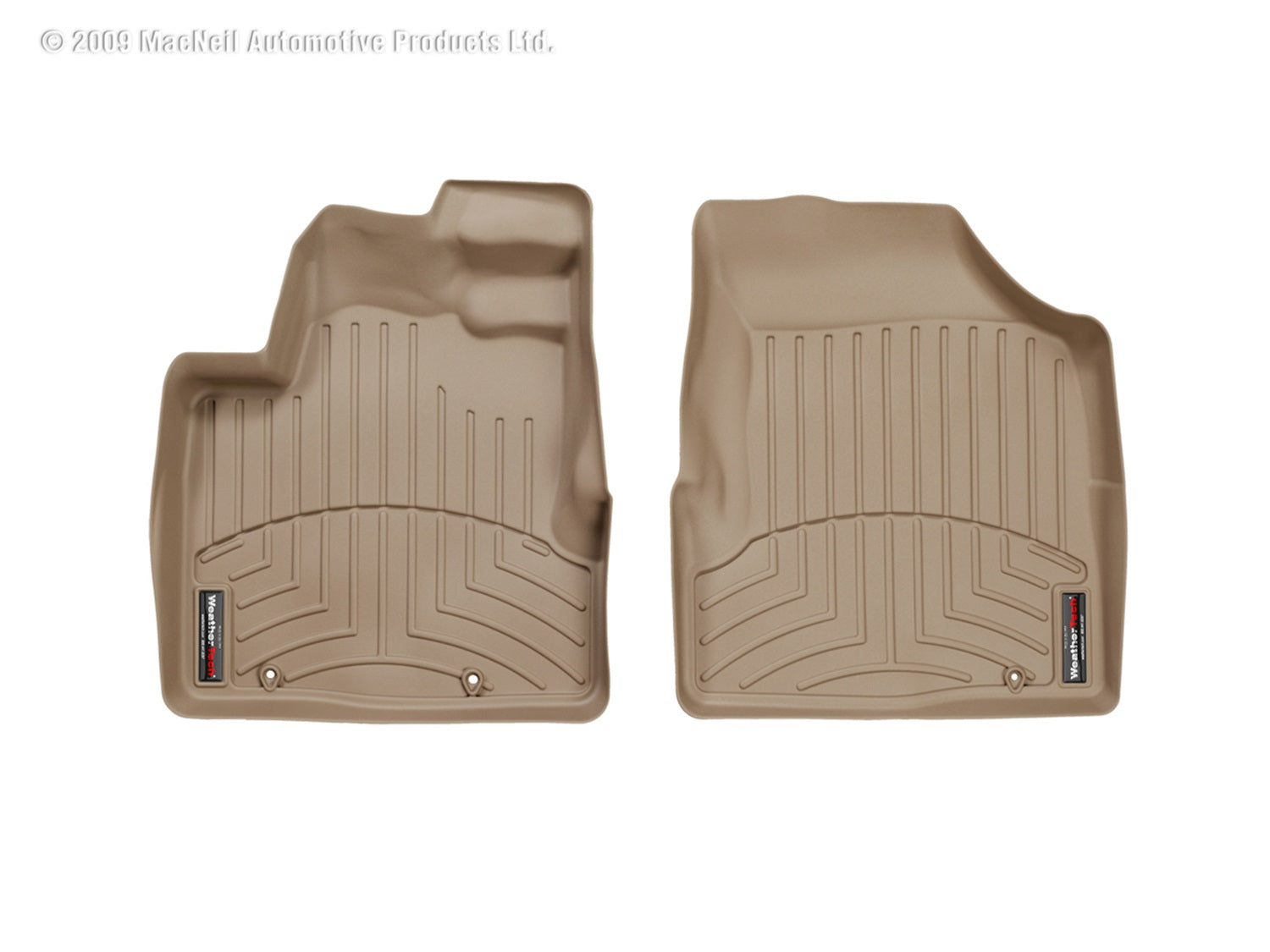 Weathertech 450501 FloorLiner™ DigitalFit®; Tan; Front; Weathertech 450501