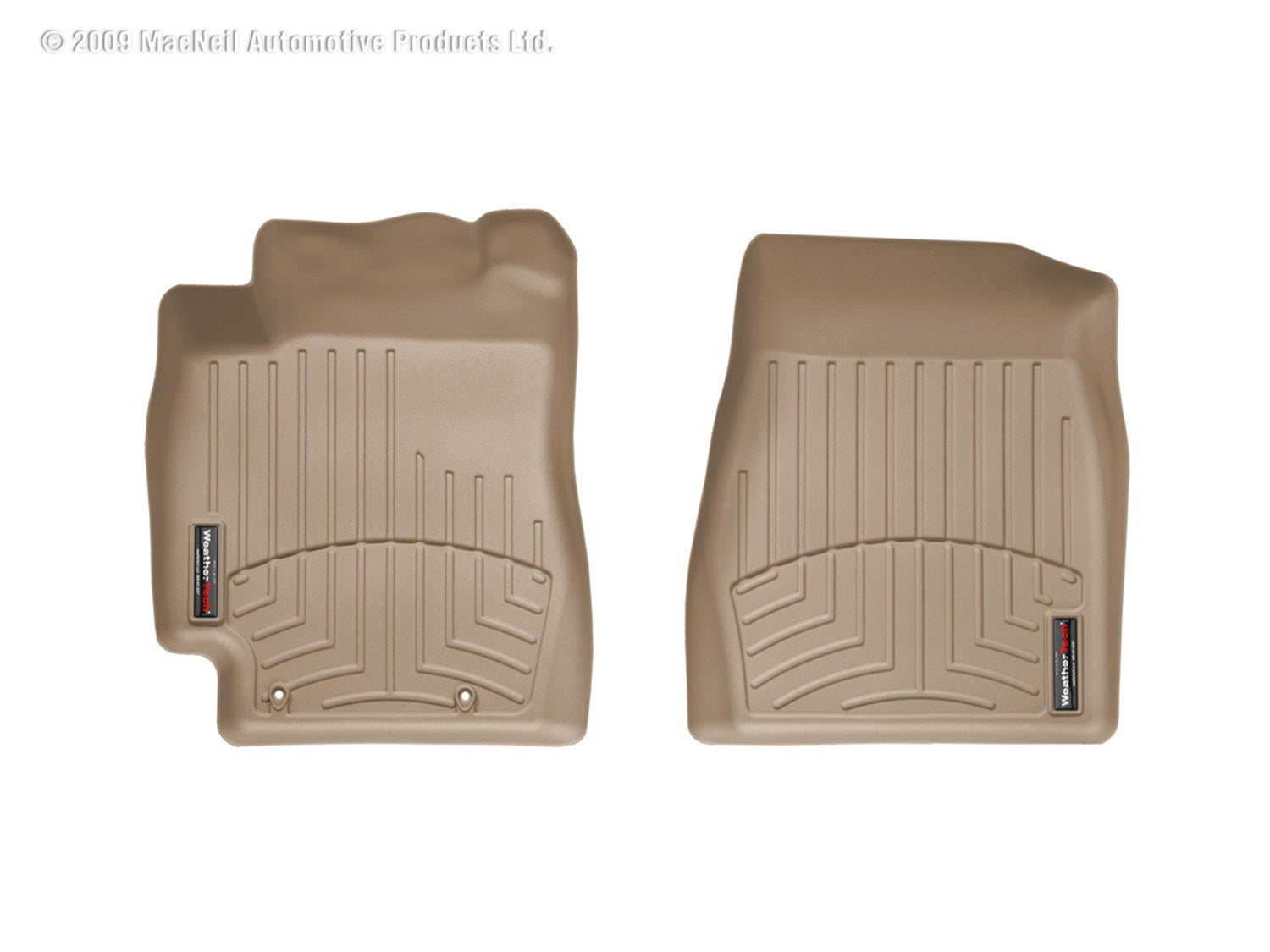 Weathertech 450511 FloorLiner™ DigitalFit®; Tan; Front; Weathertech 450511