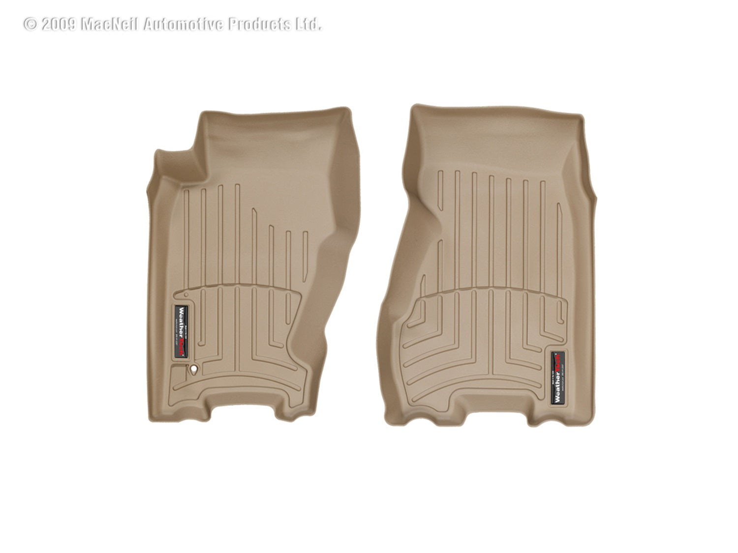 Weathertech 450521 FloorLiner™ DigitalFit®; Tan; Front; Weathertech 450521