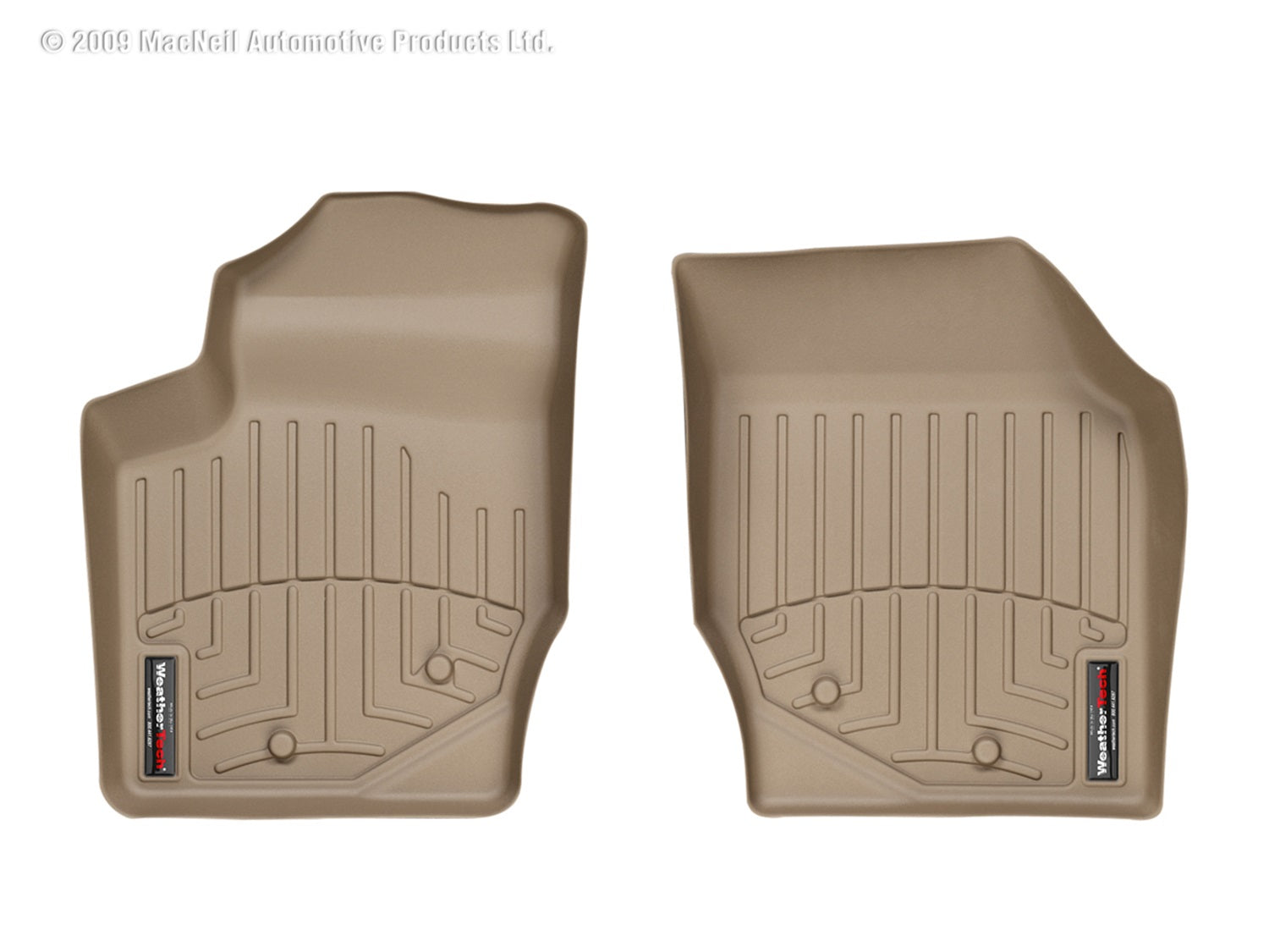 Weathertech 450531 FloorLiner™ DigitalFit®; Tan; Front; Weathertech 450531