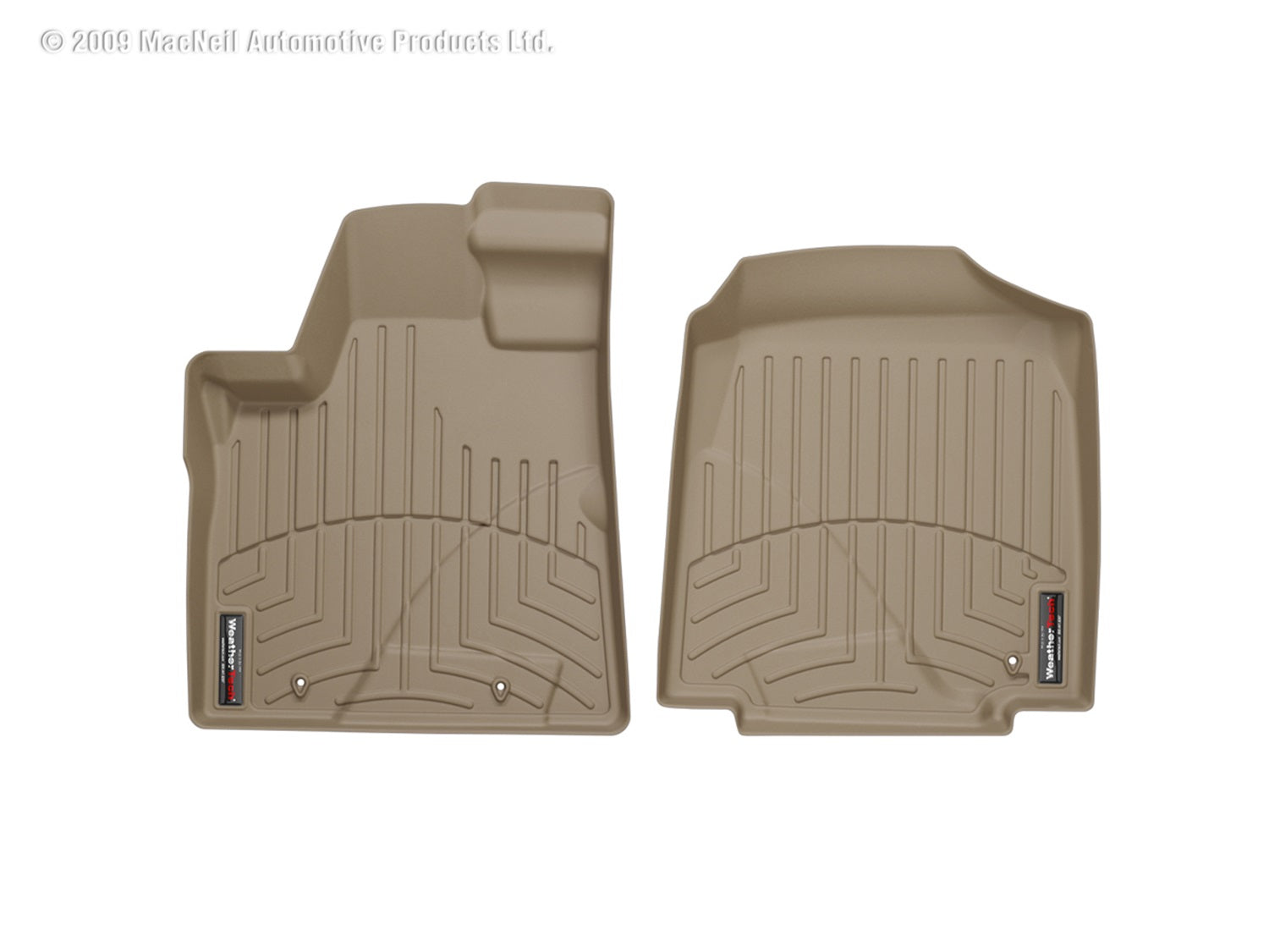 Weathertech 450591 FloorLiner™ DigitalFit®; Tan; Front; Weathertech 450591