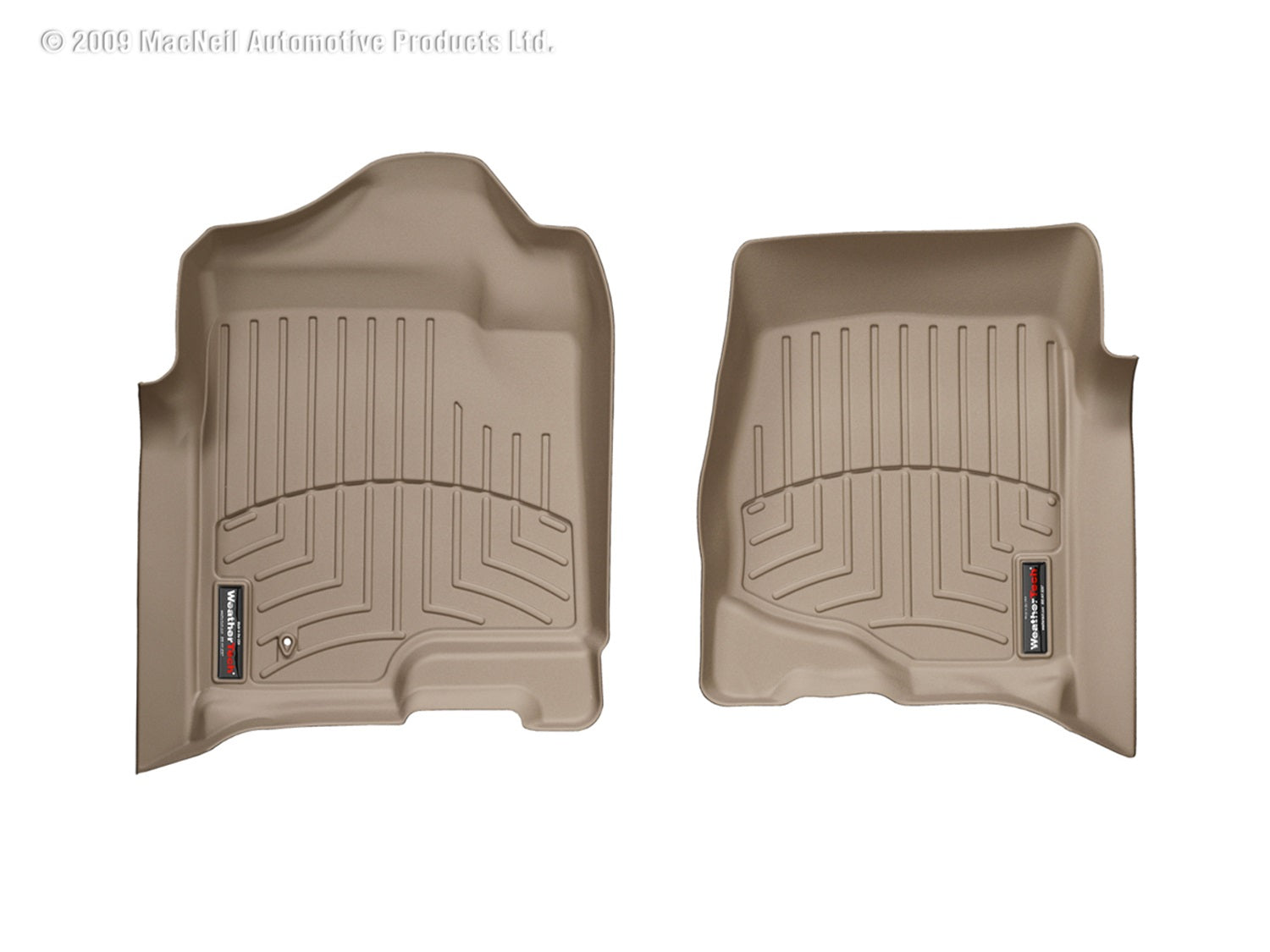 Weathertech 450661 FloorLiner™ DigitalFit®; Tan; Front; Weathertech 450661