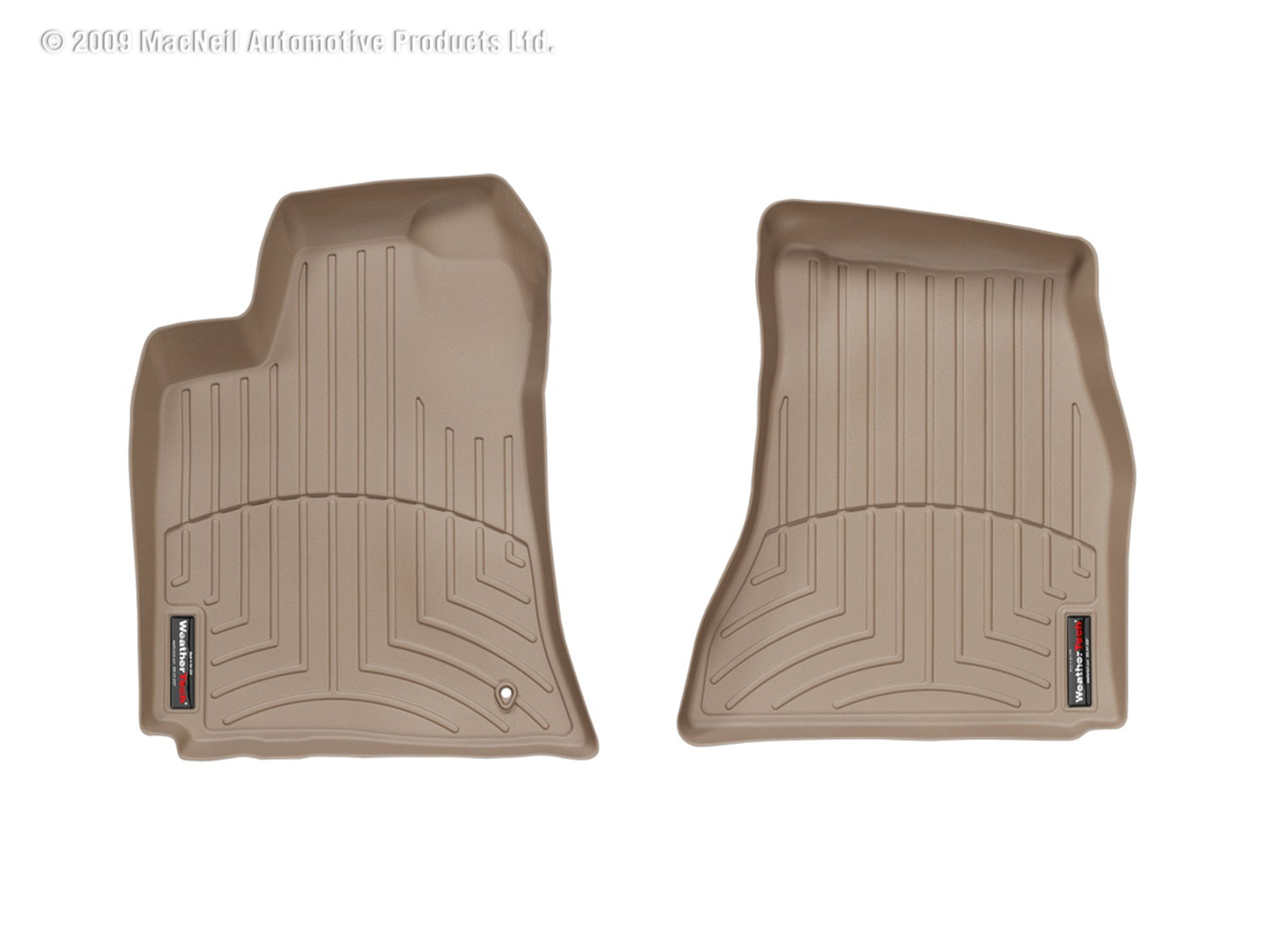 Weathertech 450691 FloorLiner™ DigitalFit®; Tan; Front; Weathertech 450691