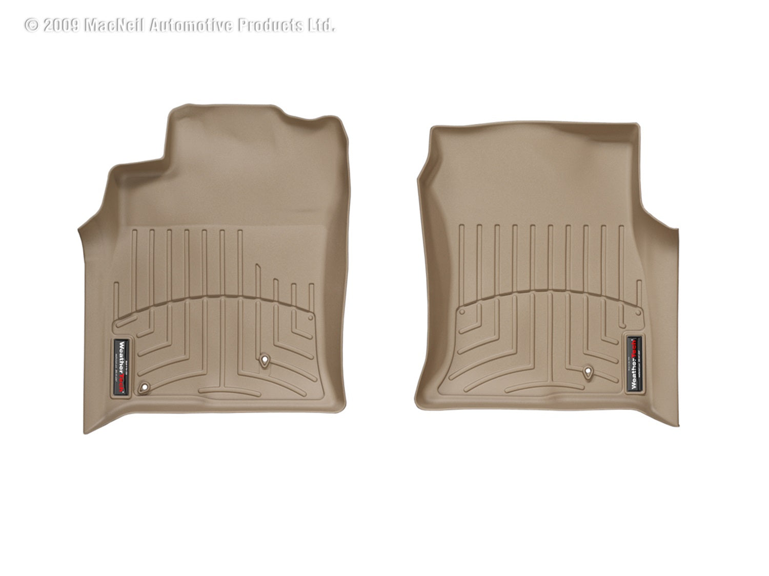 Weathertech 450701 FloorLiner™ DigitalFit®; Tan; Front; Weathertech 450701