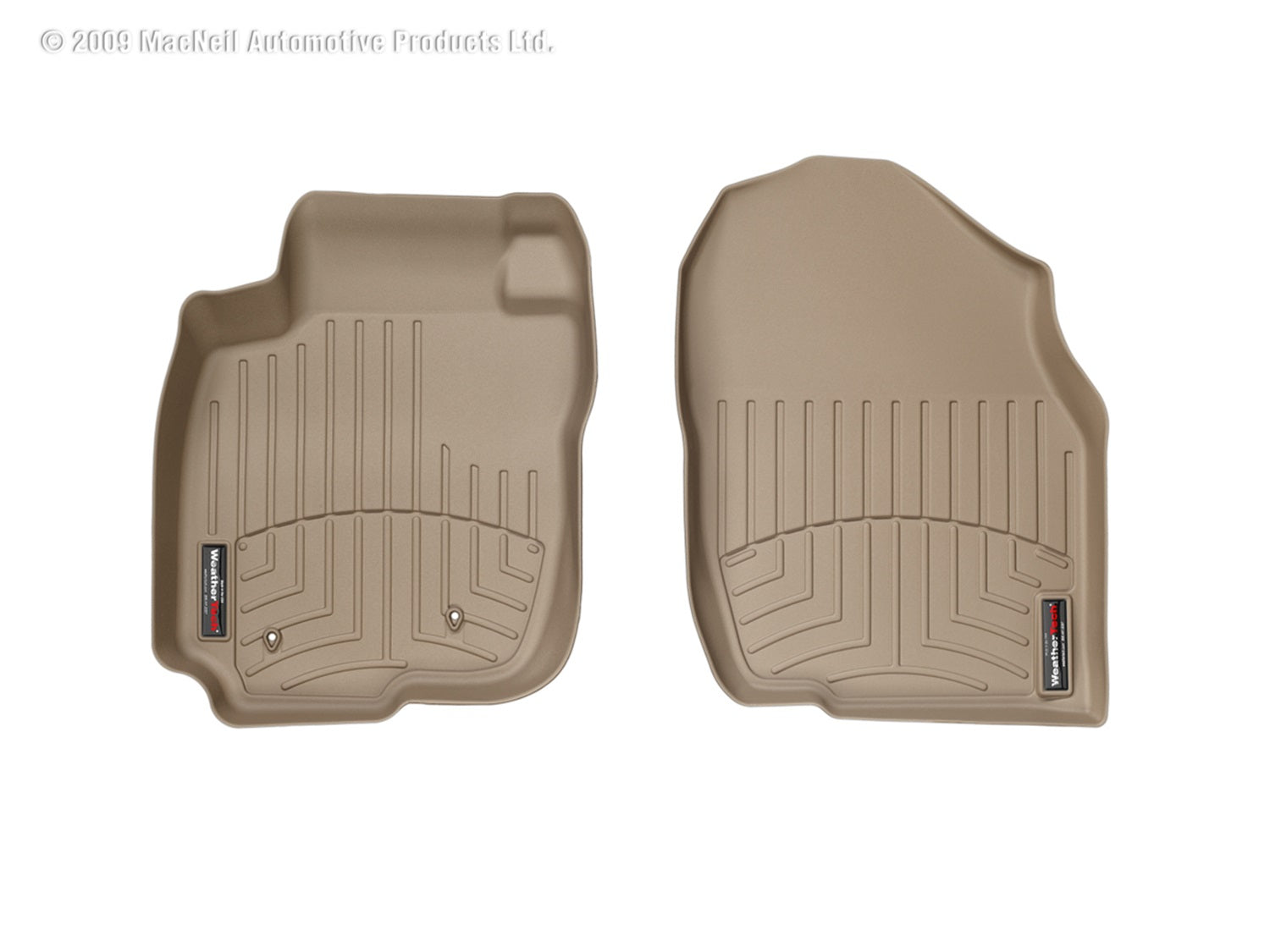 Weathertech 450721 FloorLiner™ DigitalFit®; Tan; Front; Weathertech 450721