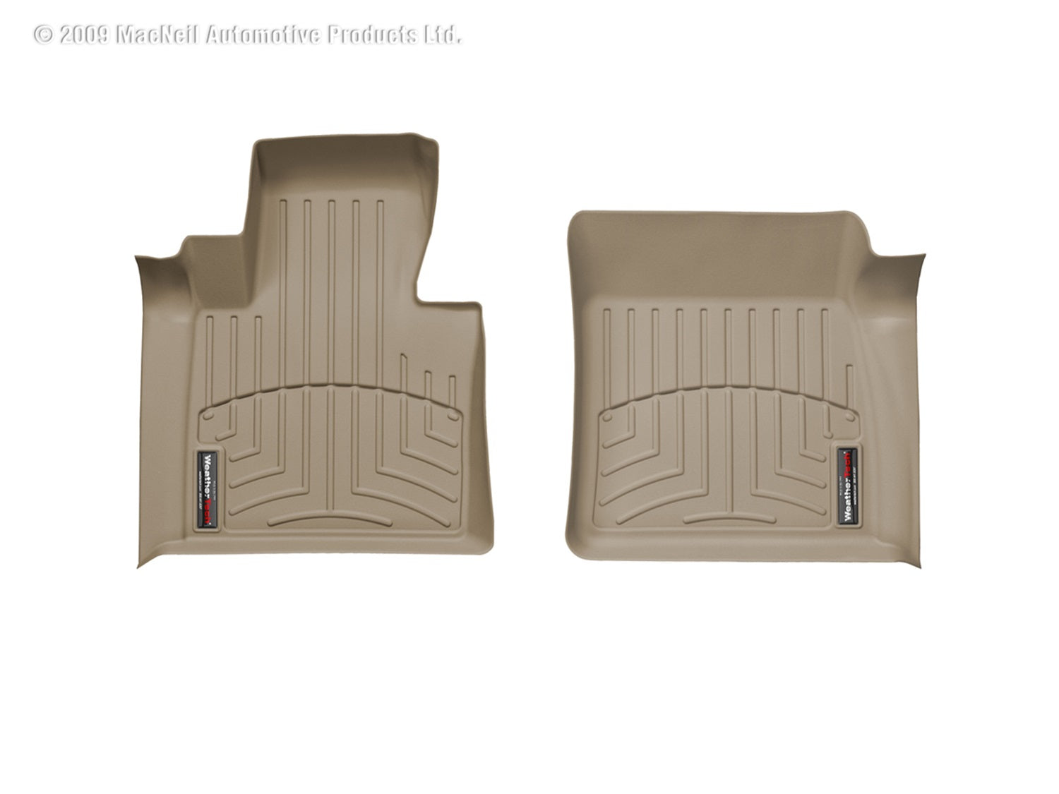 Weathertech 450731 FloorLiner™ DigitalFit®; Tan; Front; Weathertech 450731