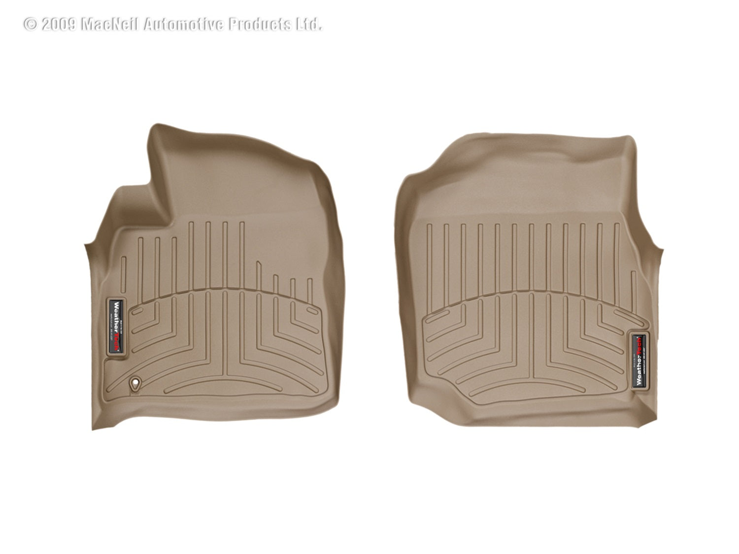 Weathertech 450771 FloorLiner™ DigitalFit®; Tan; Front; Weathertech 450771