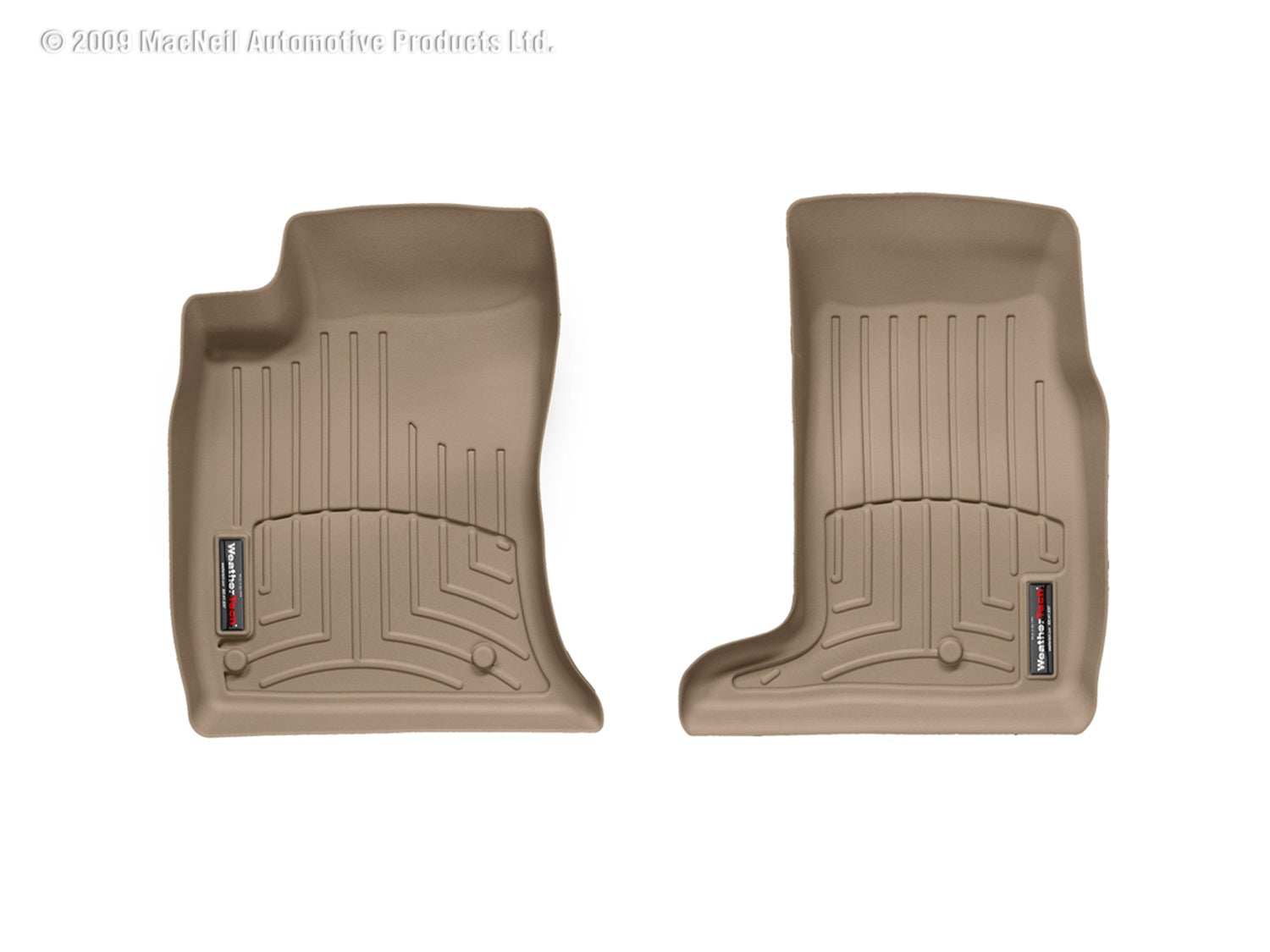 Weathertech 450791 FloorLiner™ DigitalFit®; Tan; Front; Weathertech 450791