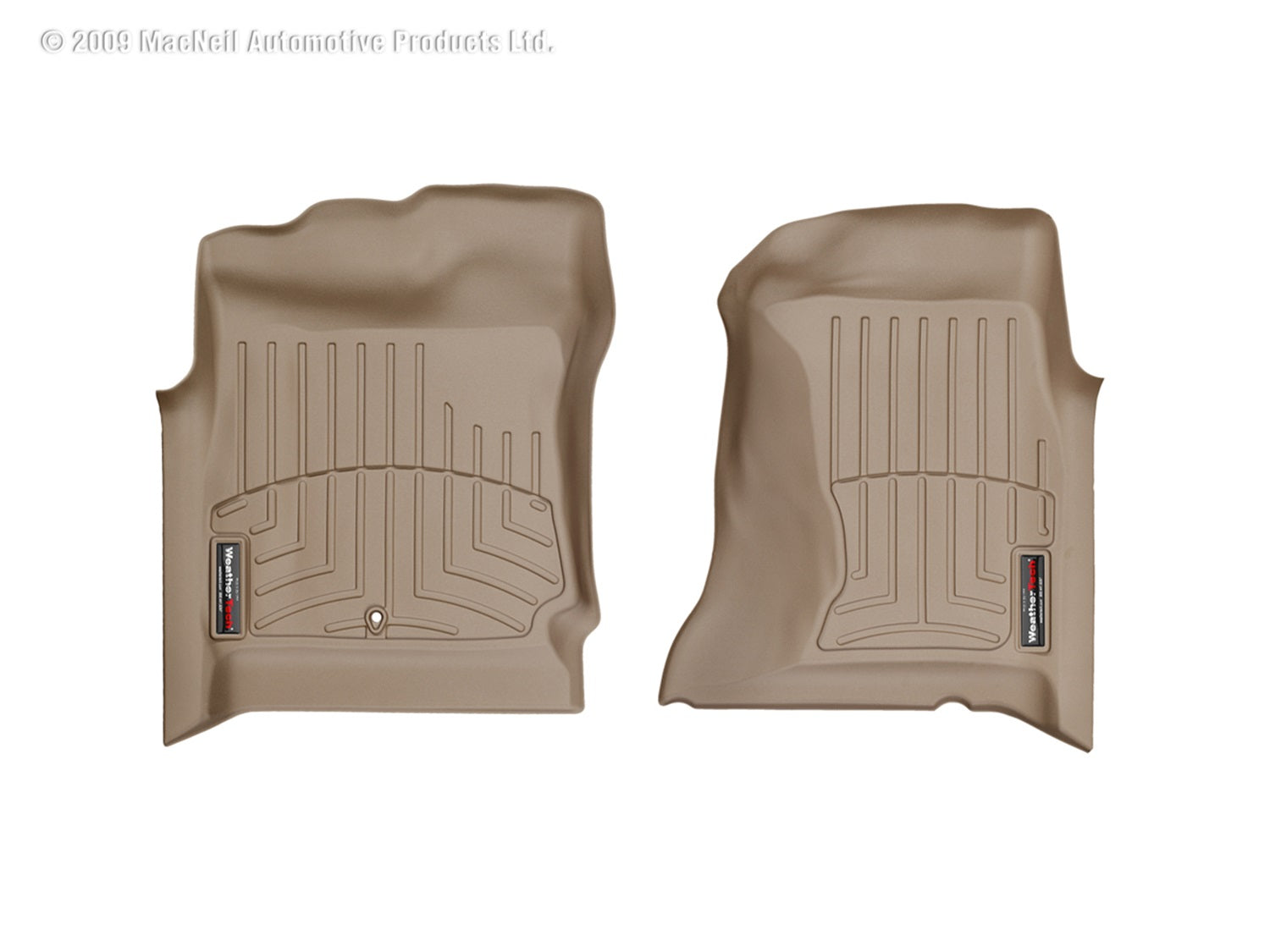 Weathertech 450811 FloorLiner™ DigitalFit®; Tan; Front; Weathertech 450811