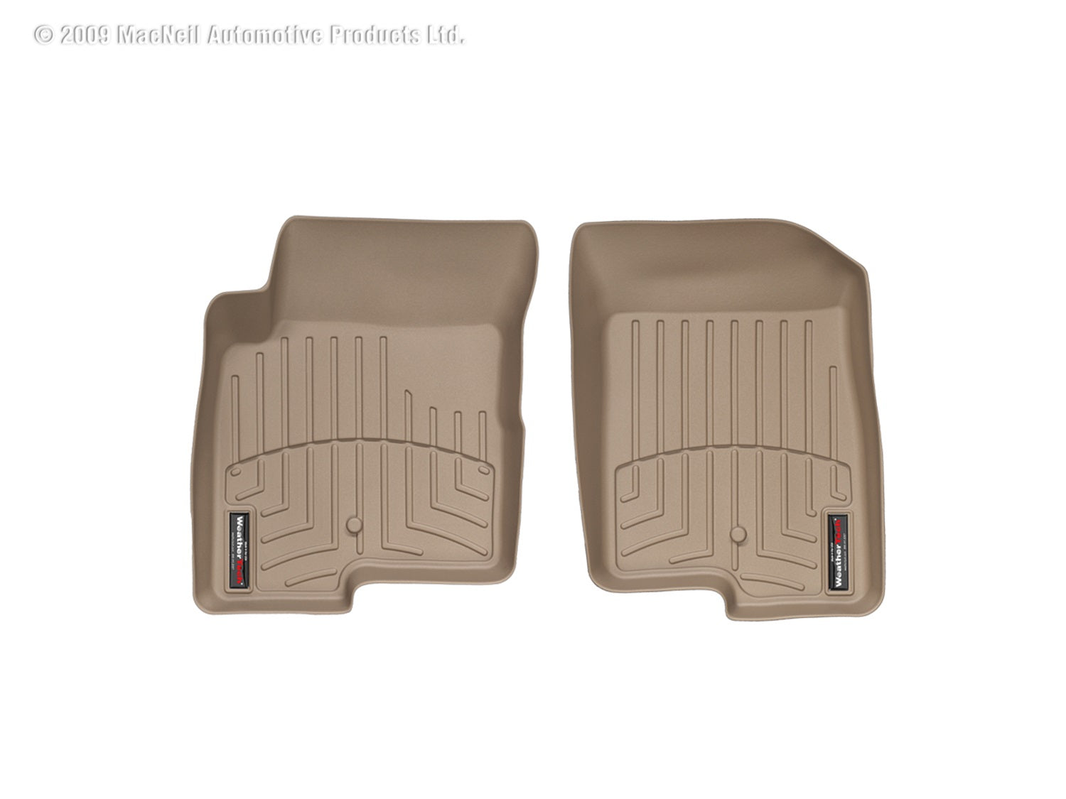 Weathertech 450861 FloorLiner™ DigitalFit®; Tan; Front; Weathertech 450861