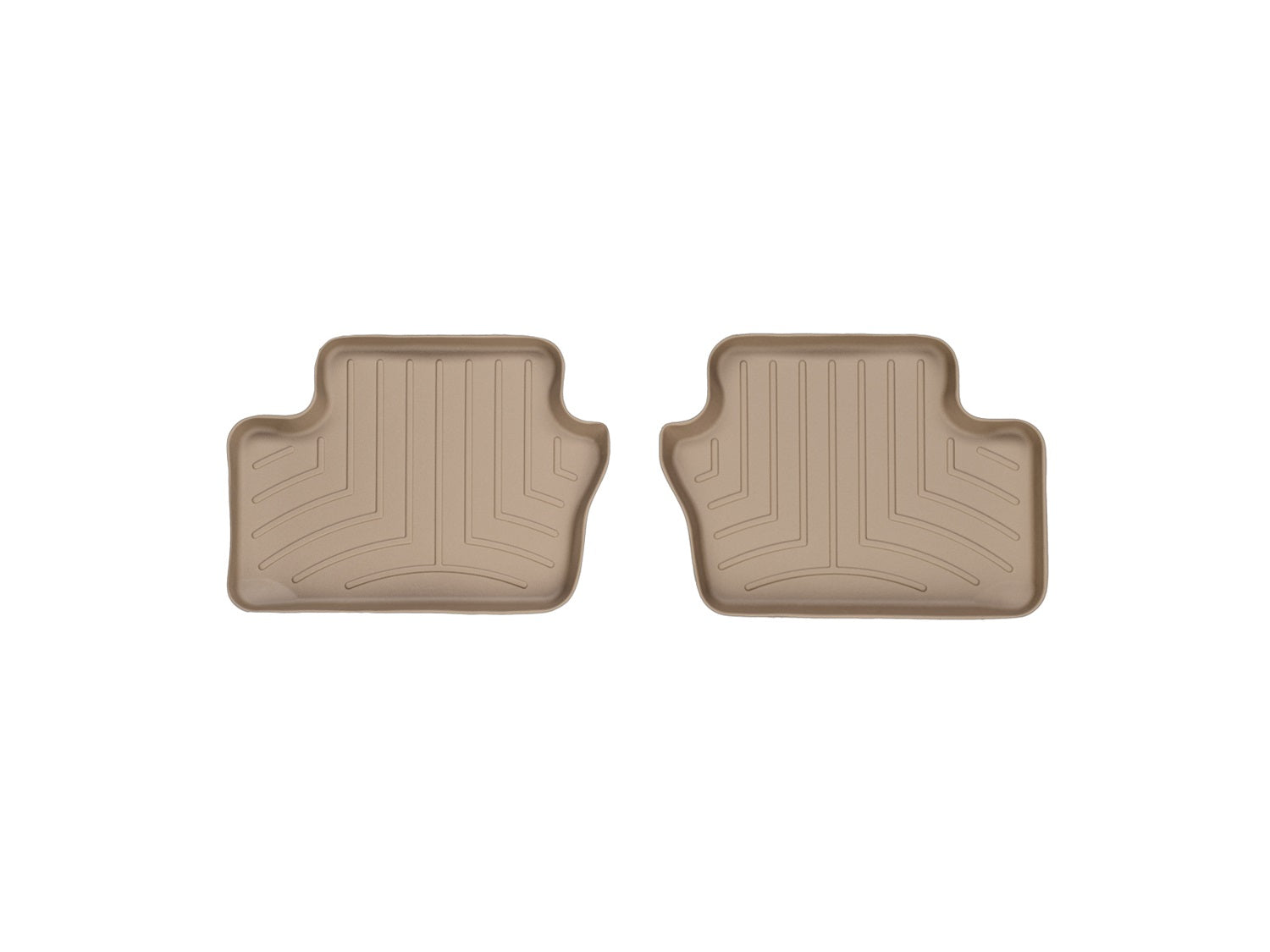 Weathertech 450862 FloorLiner™ DigitalFit®; Tan; Rear; 2 Piece; Weathertech 450862
