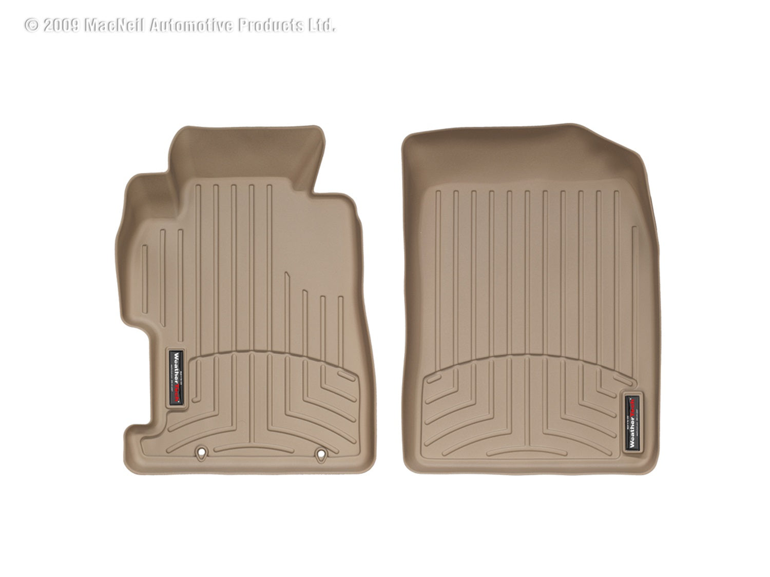 Weathertech 450901 FloorLiner™ DigitalFit®; Tan; Front; Weathertech 450901