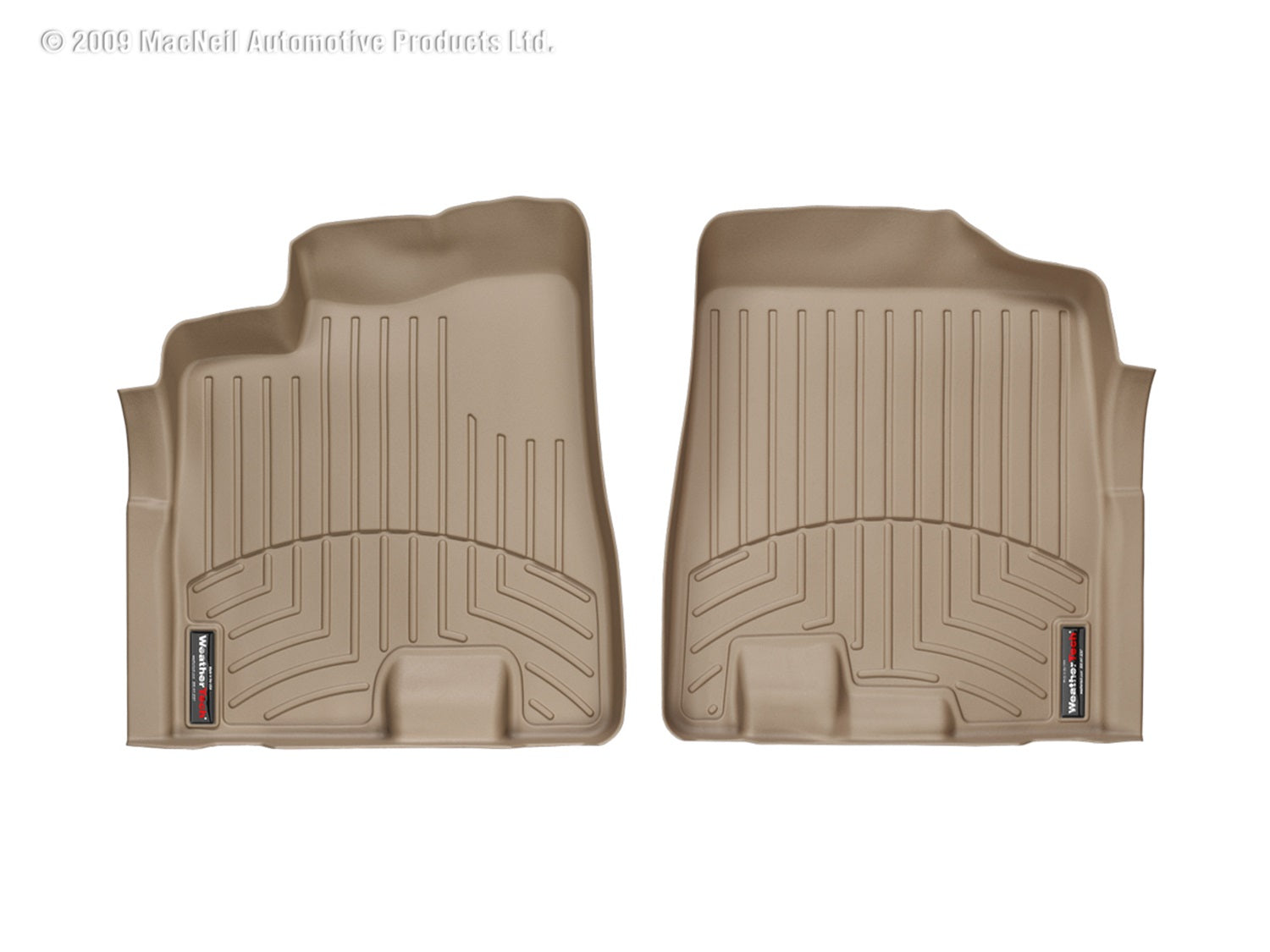 Weathertech 450911 FloorLiner™ DigitalFit®; Tan; Front; Weathertech 450911