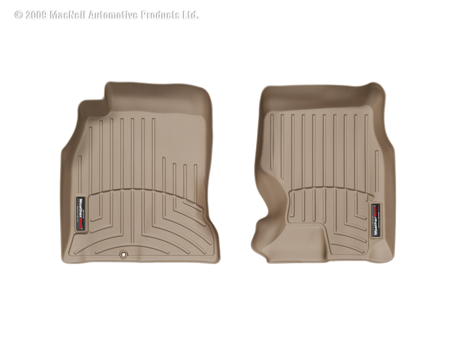 Weathertech 450921 FloorLiner™ DigitalFit®; Tan; Front; Weathertech 450921