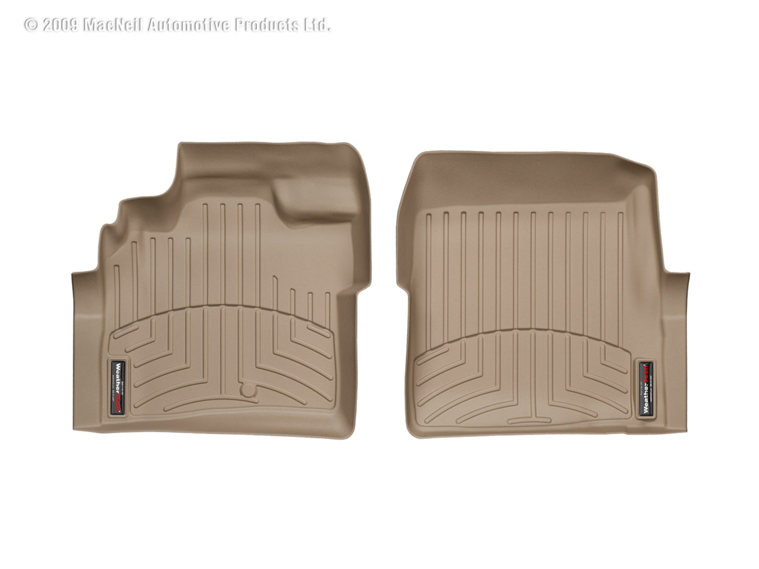 Weathertech 450941 FloorLiner™ DigitalFit®; Tan; Front; Weathertech 450941