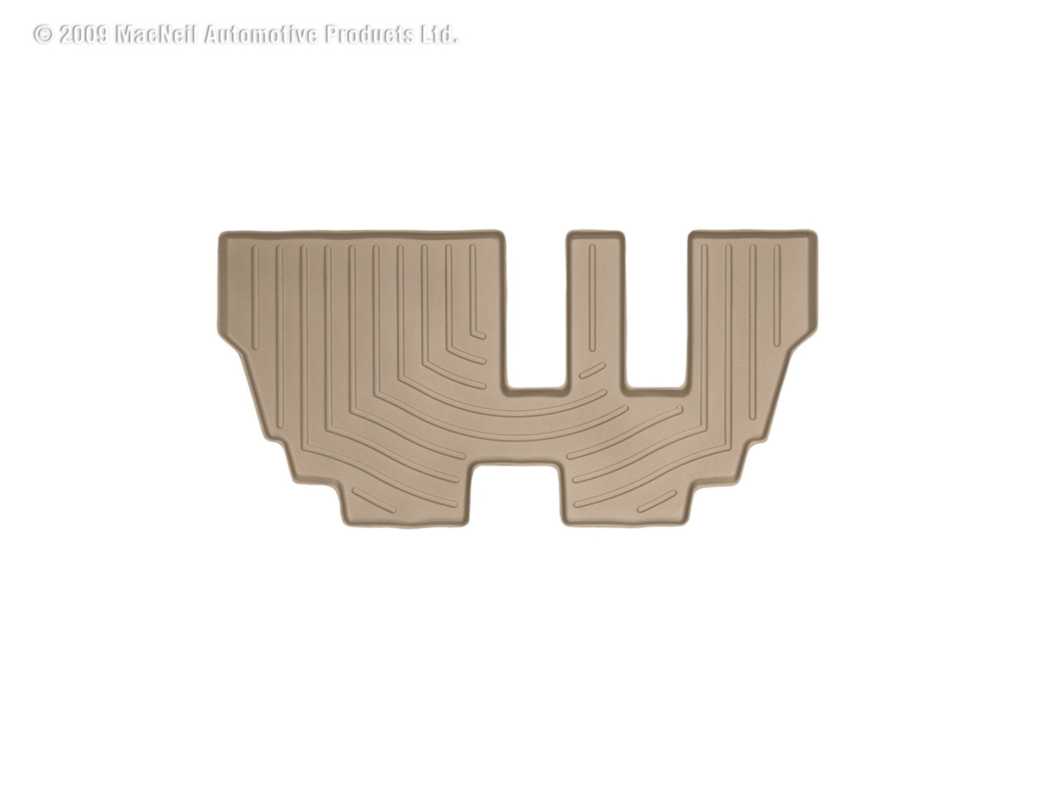 Weathertech 450953 FloorLiner™ DigitalFit®; Tan; Third Row; Weathertech 450953