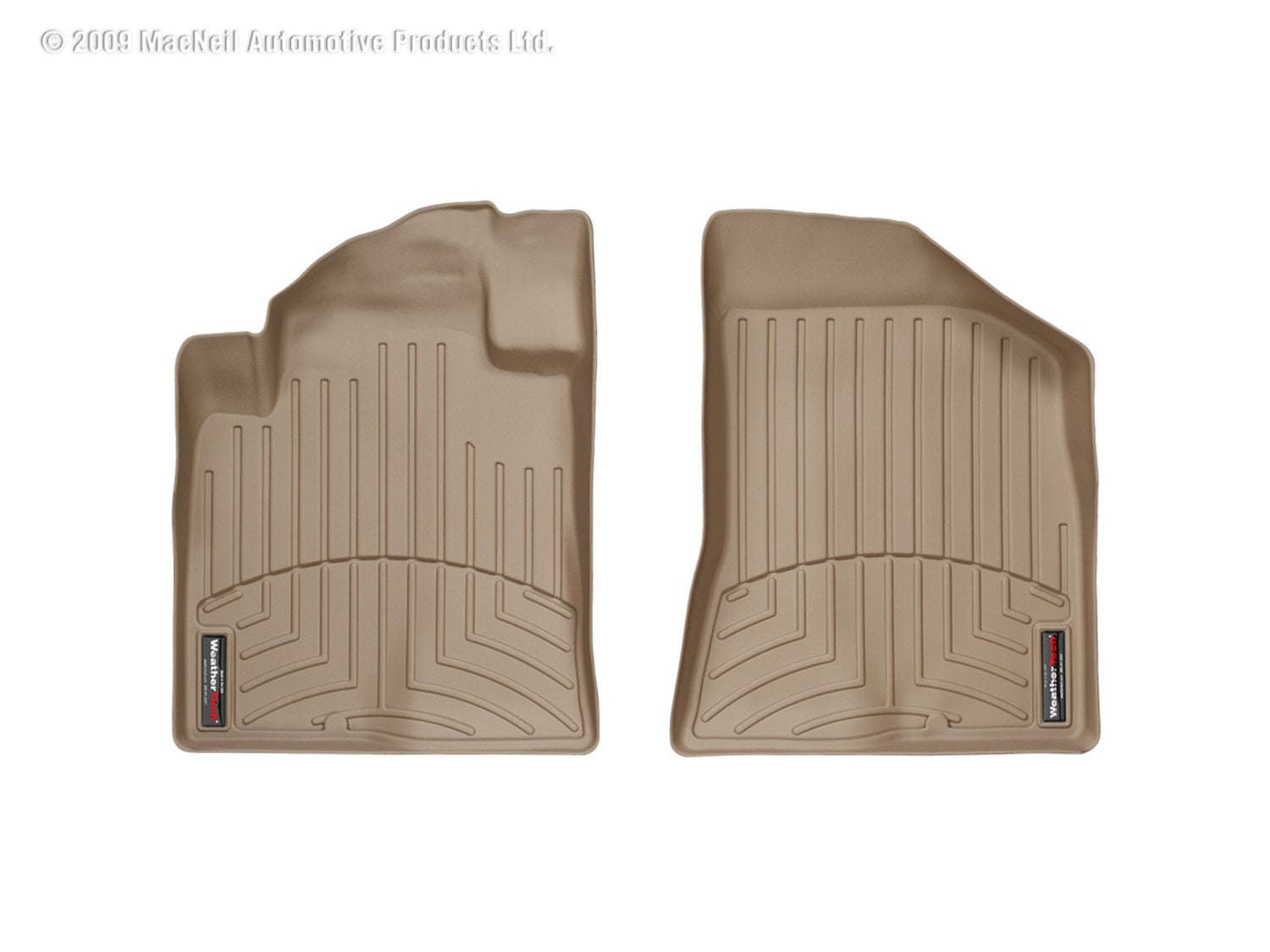 Weathertech 450961 FloorLiner™ DigitalFit®; Tan; Front; Weathertech 450961