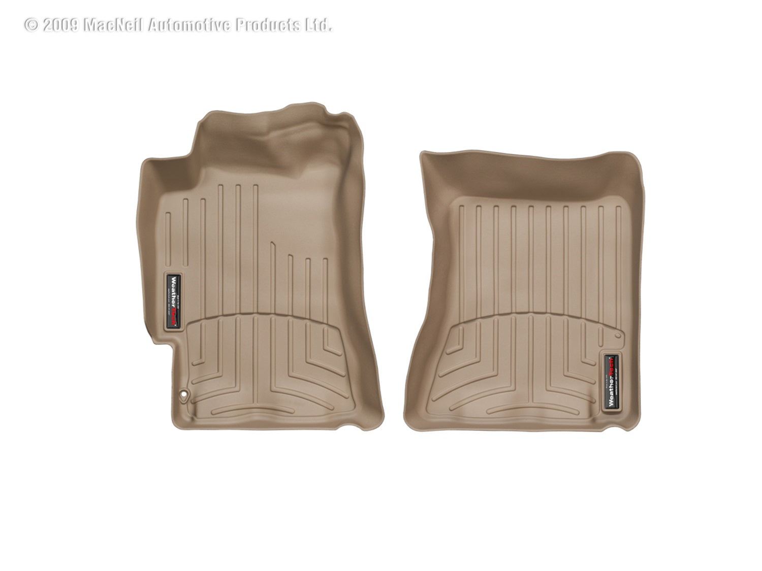 Weathertech 450971 FloorLiner™ DigitalFit®; Tan; Front; Weathertech 450971