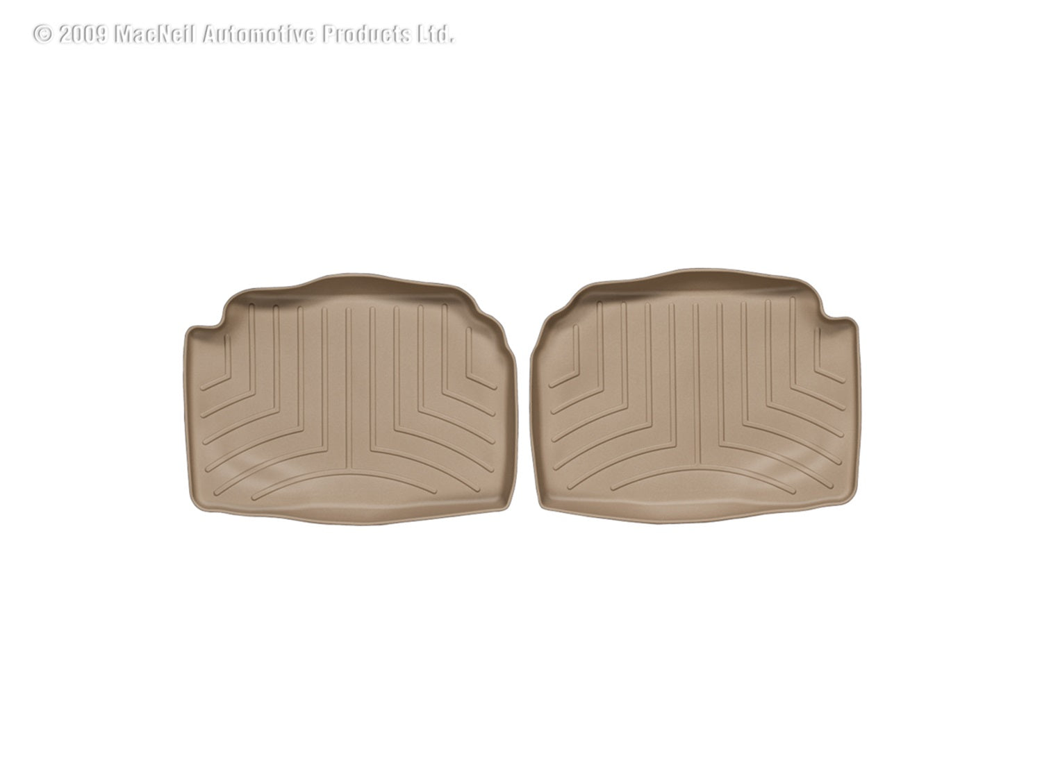 Weathertech 450972 FloorLiner™ DigitalFit®; Tan; Rear; 2 Piece; Weathertech 450972