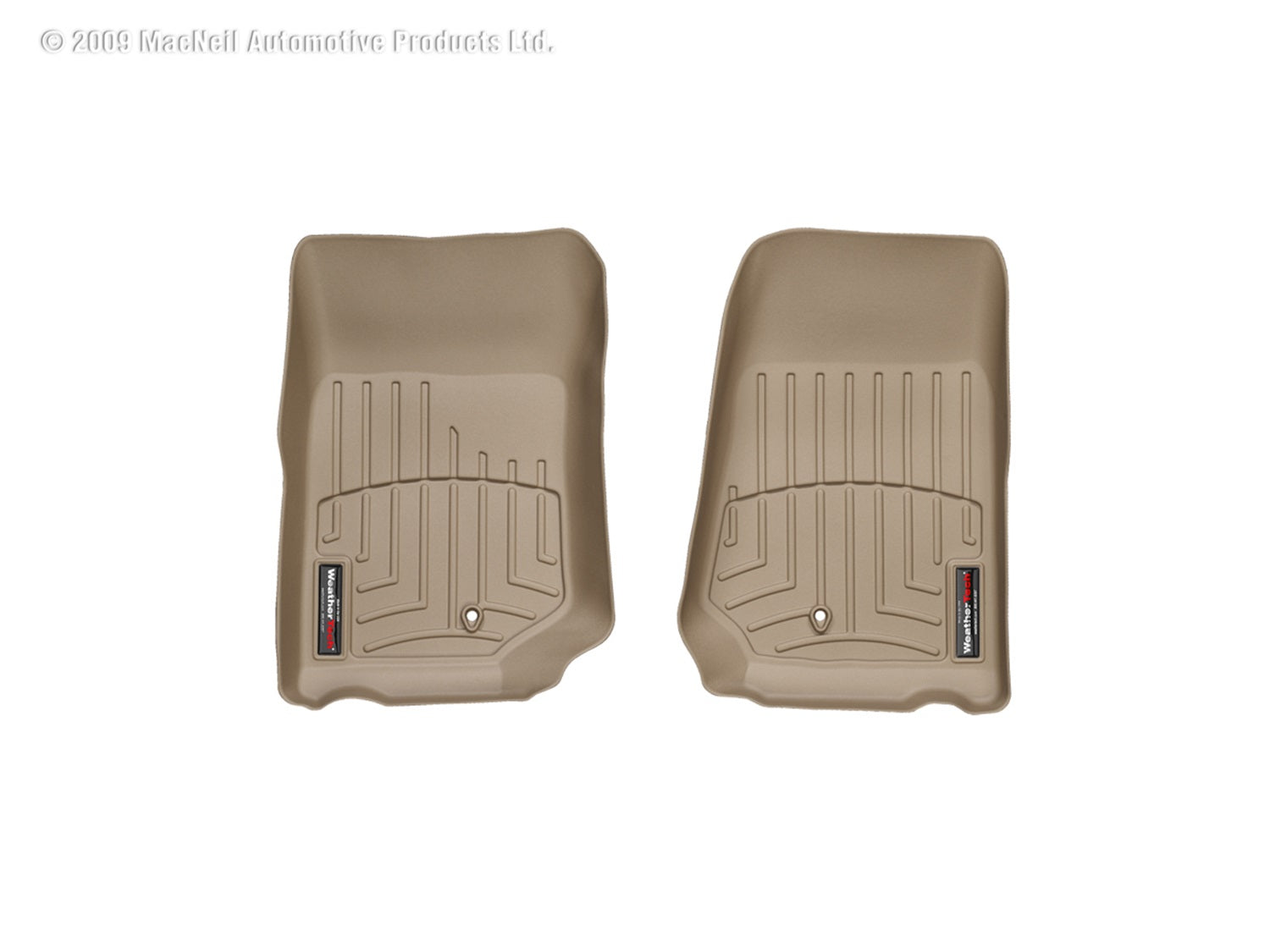 Weathertech 451051 FloorLiner™ DigitalFit®; Tan; Front; Weathertech 451051