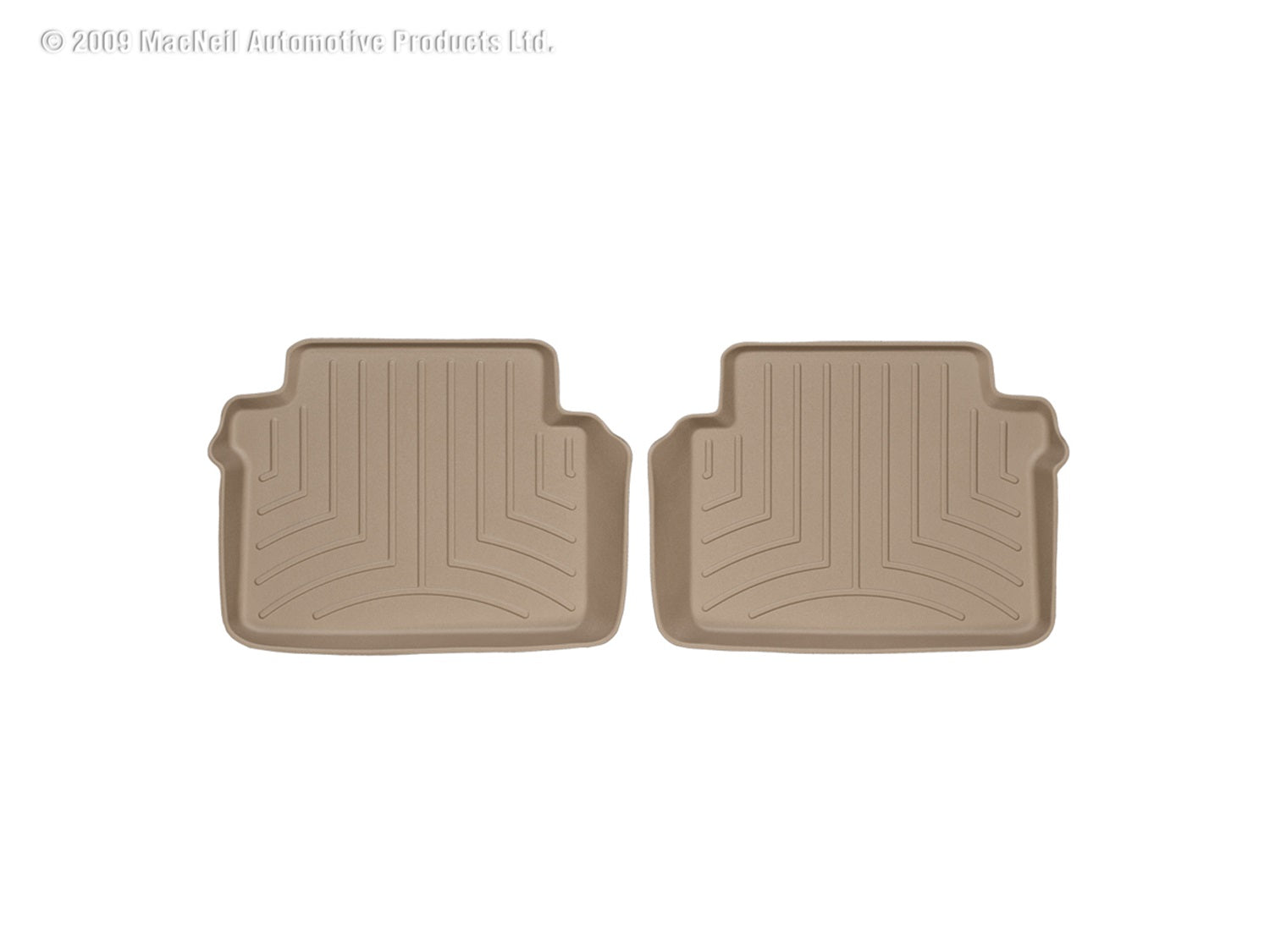 Weathertech 451062 FloorLiner™ DigitalFit®; Tan; Rear; 2 Piece; Weathertech 451062