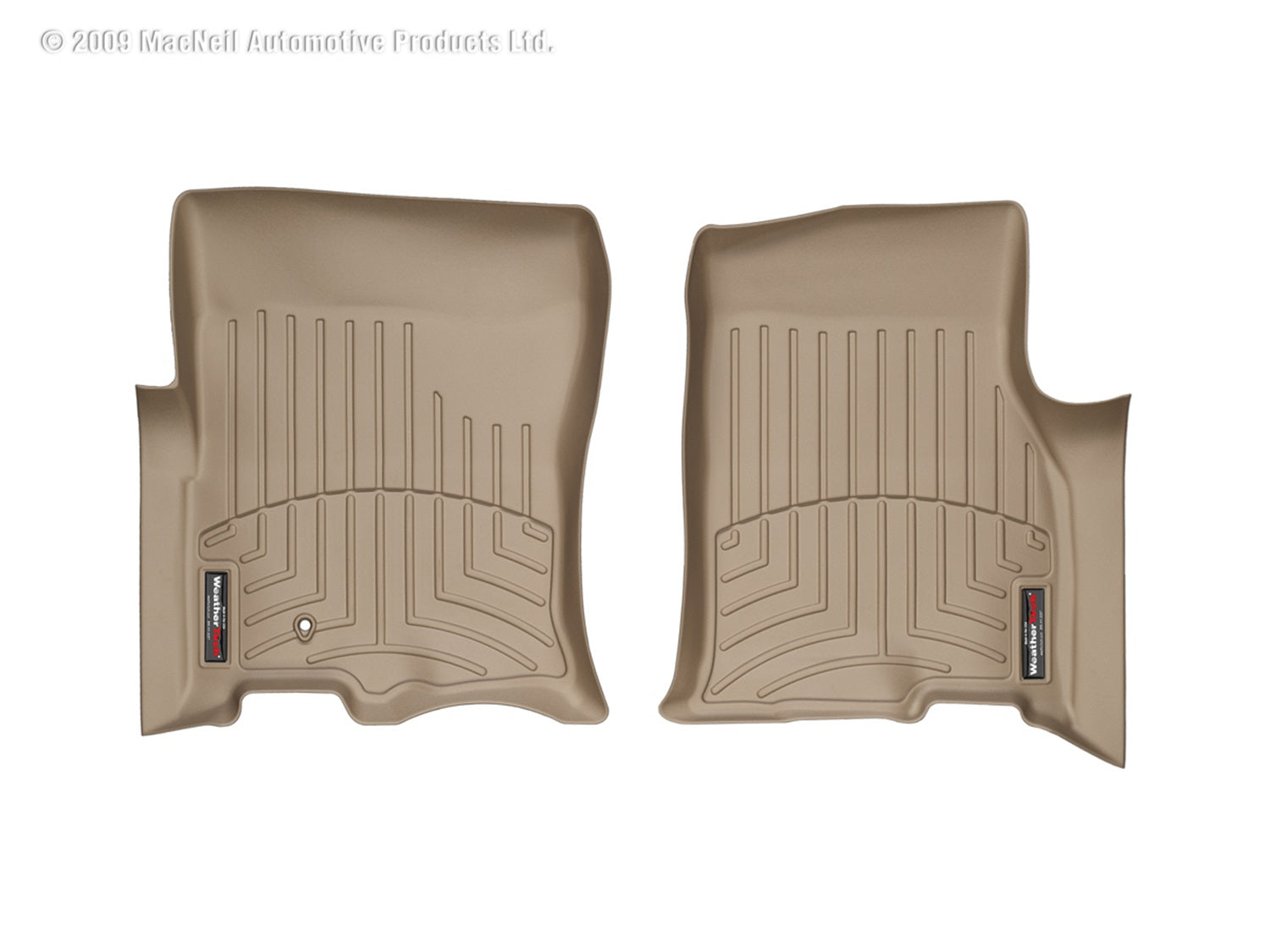 Weathertech 451071 FloorLiner™ DigitalFit®; Tan; Front; Weathertech 451071
