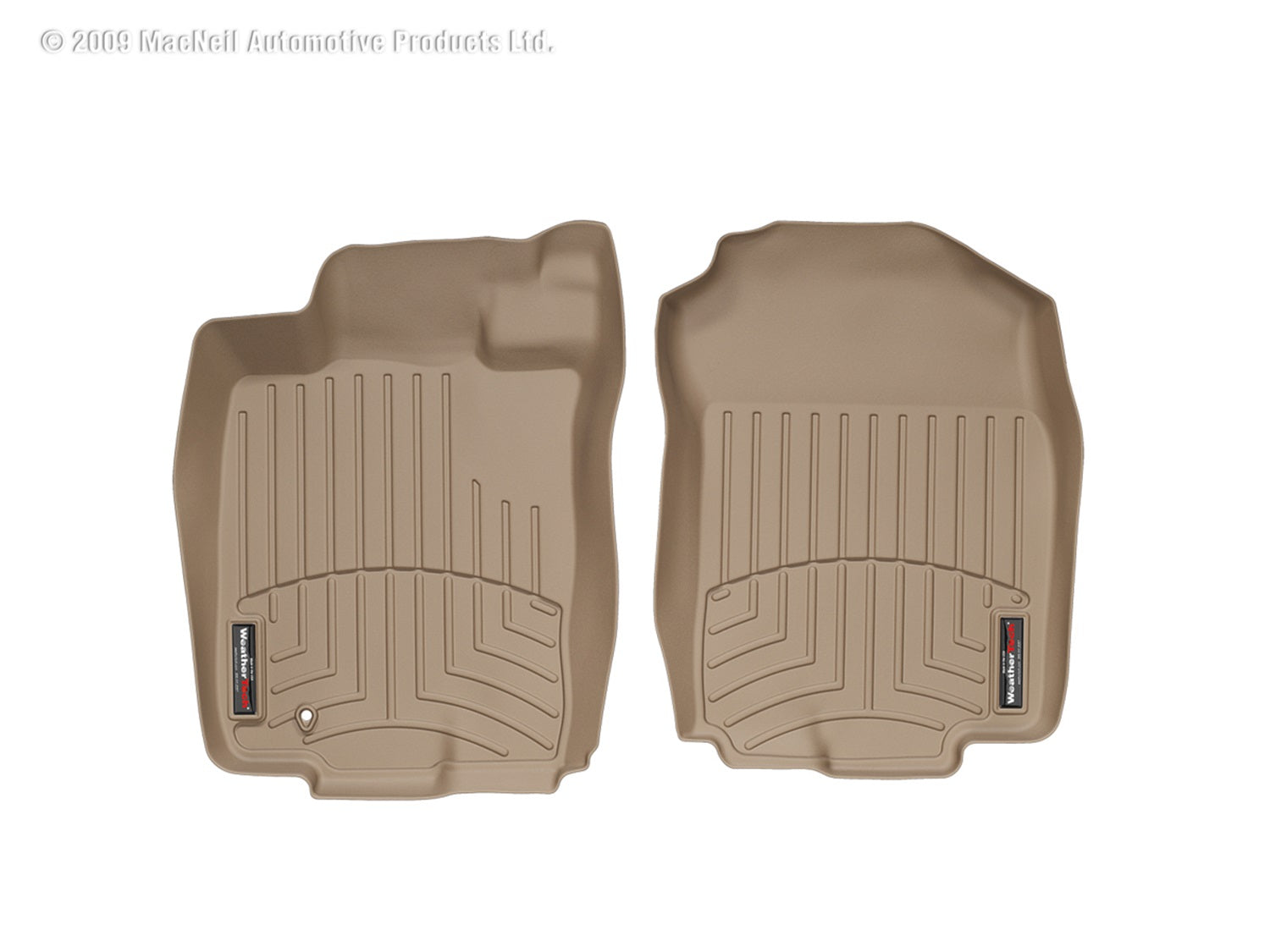 Weathertech 451081 FloorLiner™ DigitalFit®; Tan; Front; Weathertech 451081