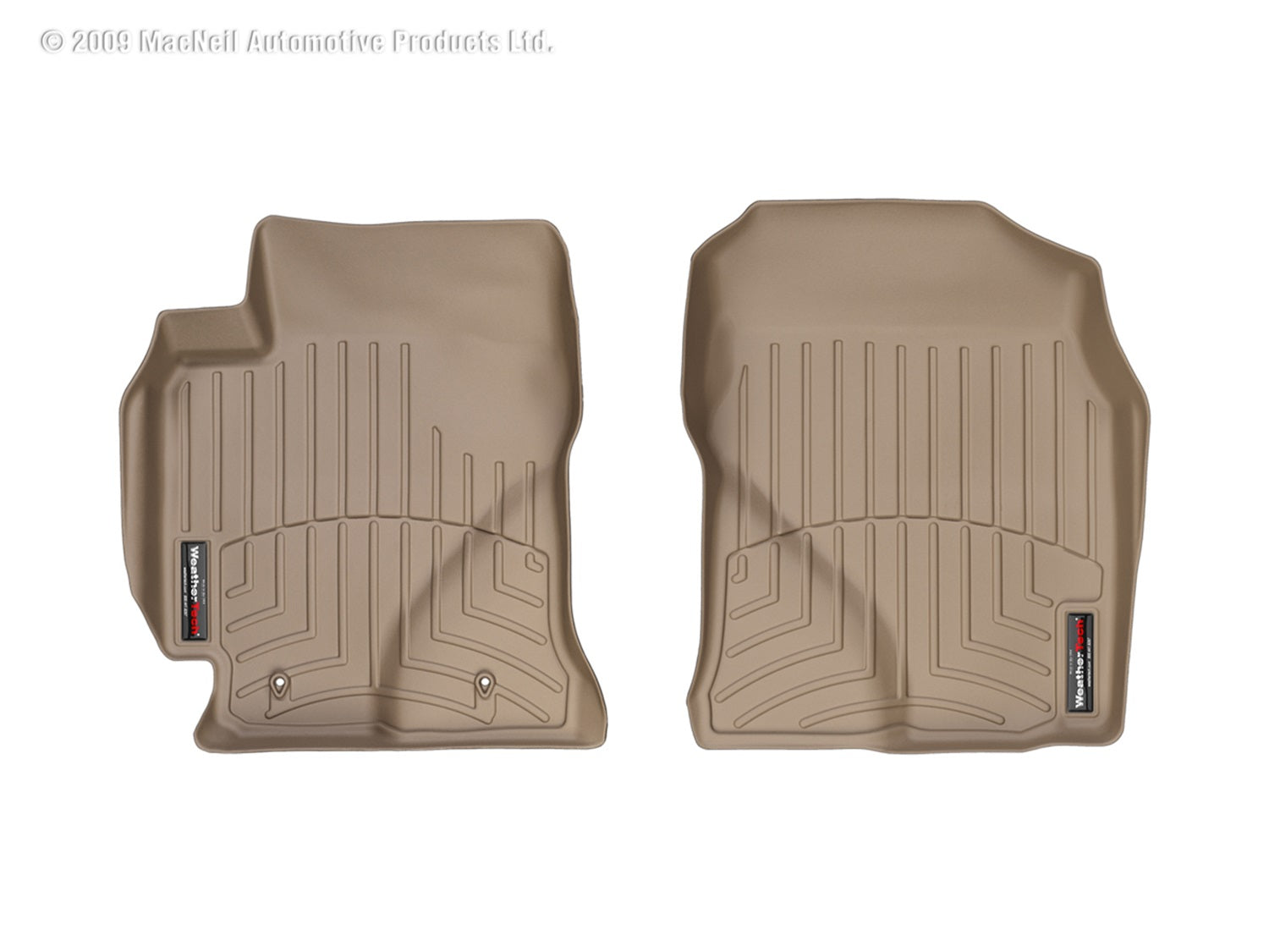 Weathertech 451091 FloorLiner™ DigitalFit®; Tan; Front; Weathertech 451091