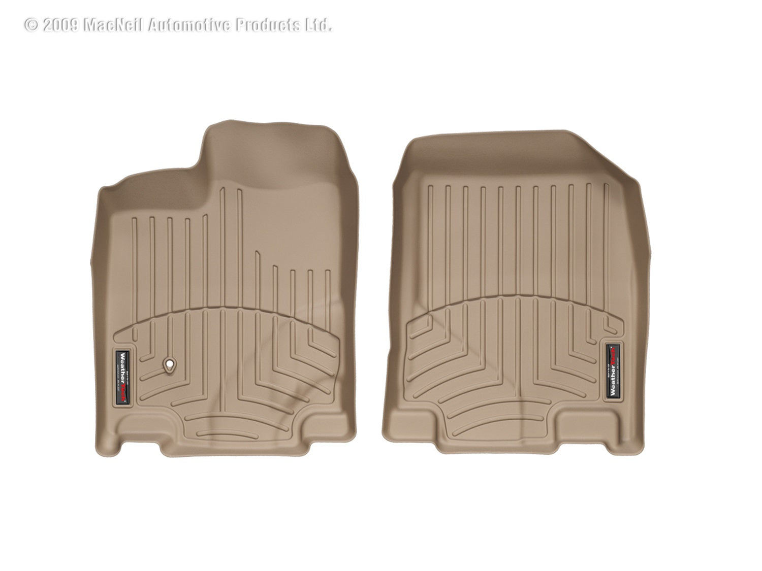 Weathertech 451101 FloorLiner™ DigitalFit®; Tan; Front; Weathertech 451101