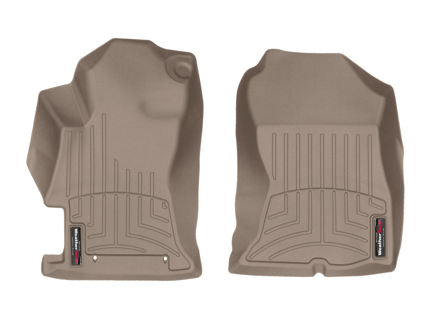 Weathertech 4511071 FloorLiner™ DigitalFit®; Tan; Front; Weathertech 4511071
