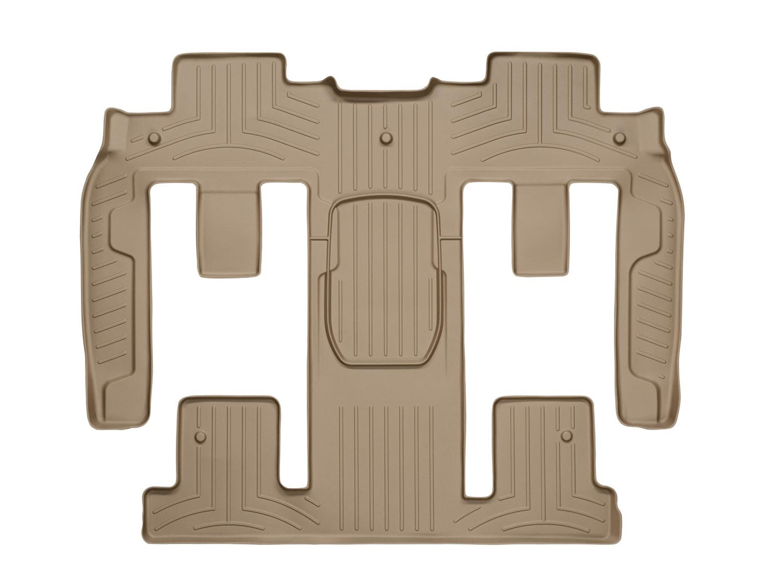 Weathertech 451114 FloorLiner™ DigitalFit®; Tan; Rear and Third Row; 1 Piece; Weathertech 451114