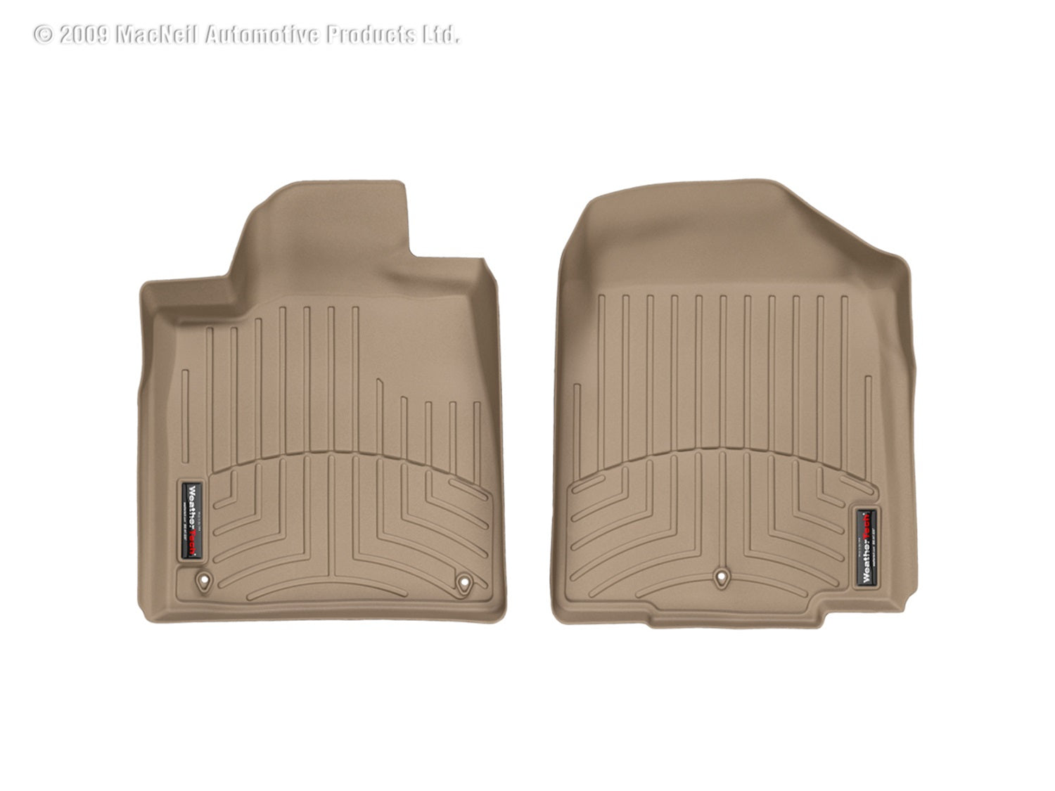 Weathertech 451141 FloorLiner™ DigitalFit®; Tan; Front; Weathertech 451141